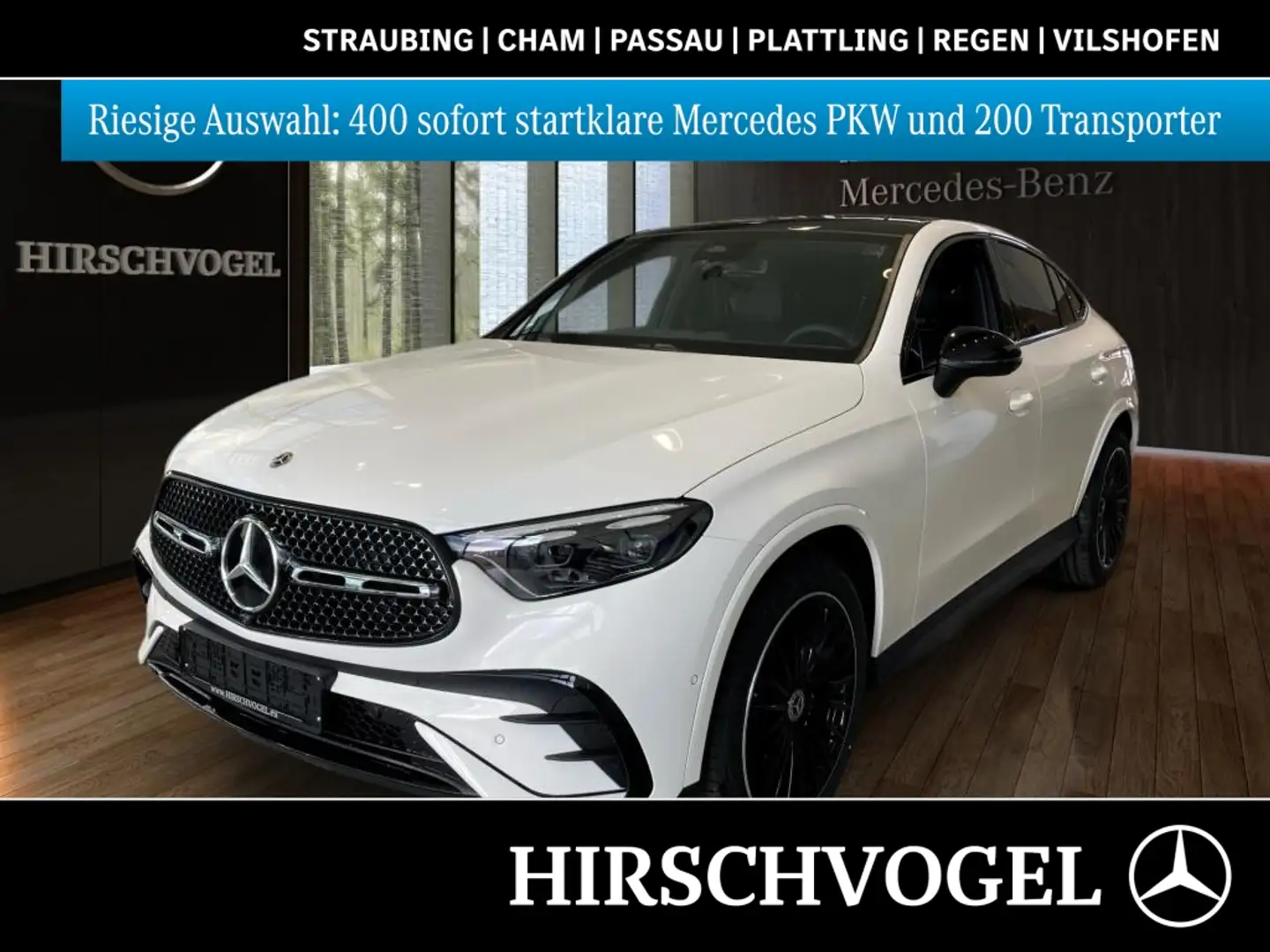 Mercedes-Benz GLC 450 d 4M EDITION AMG-Line+Night+AHK+DISTRON Blanc - 1