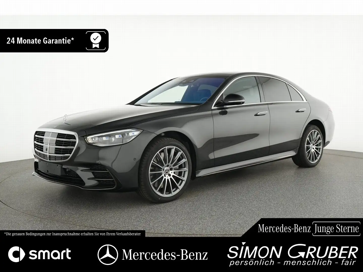 Mercedes-Benz S 450 d 4M AMG Night Sitzklima Massage Standhzg Grijs - 1