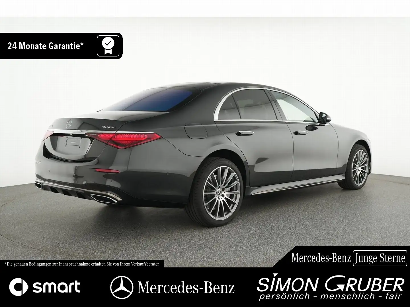 Mercedes-Benz S 450 d 4M AMG Night Sitzklima Massage Standhzg Grijs - 2
