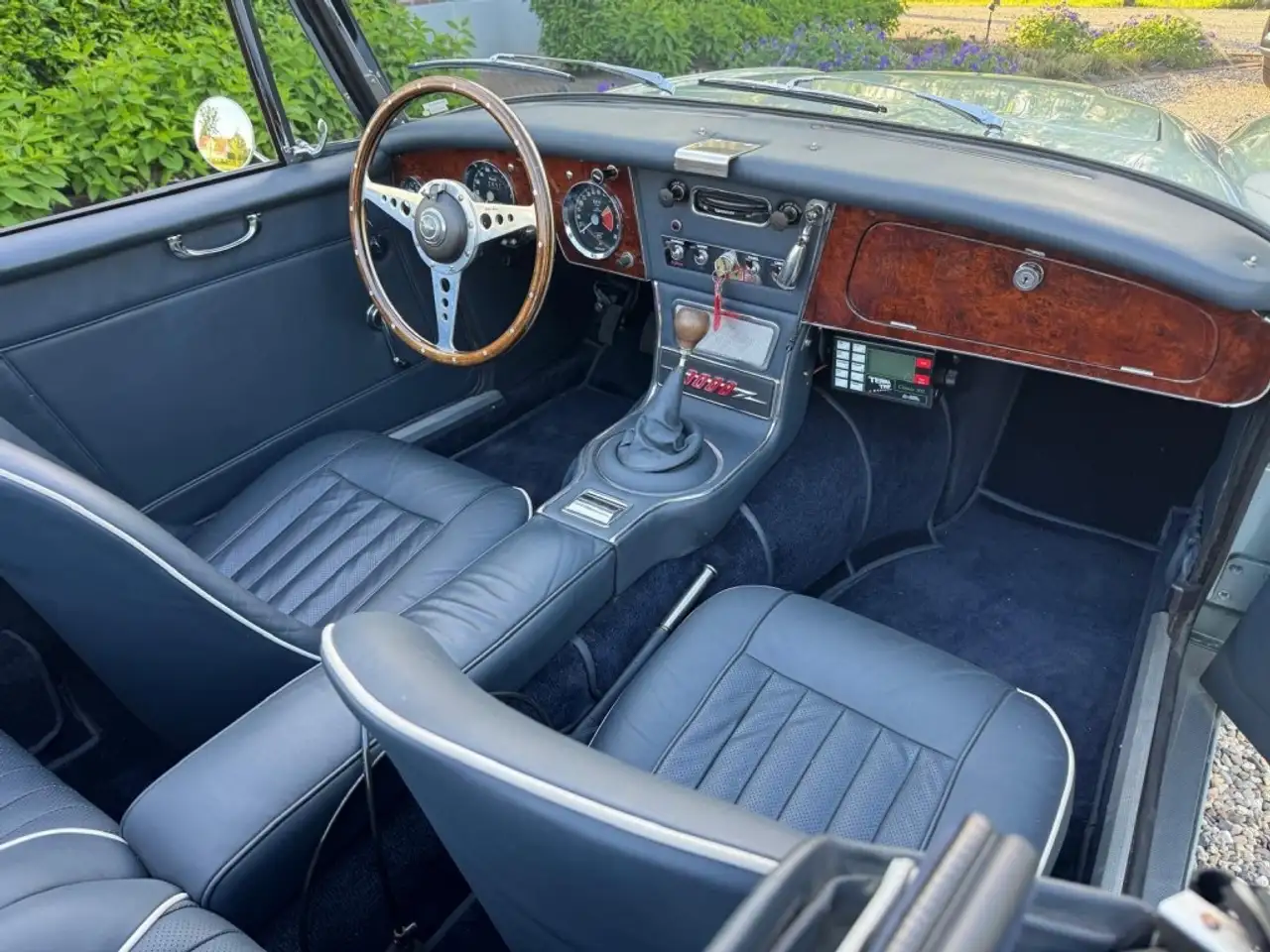 Austin-Healey 3000 MK3 Ice Blue Old English White, foto 11