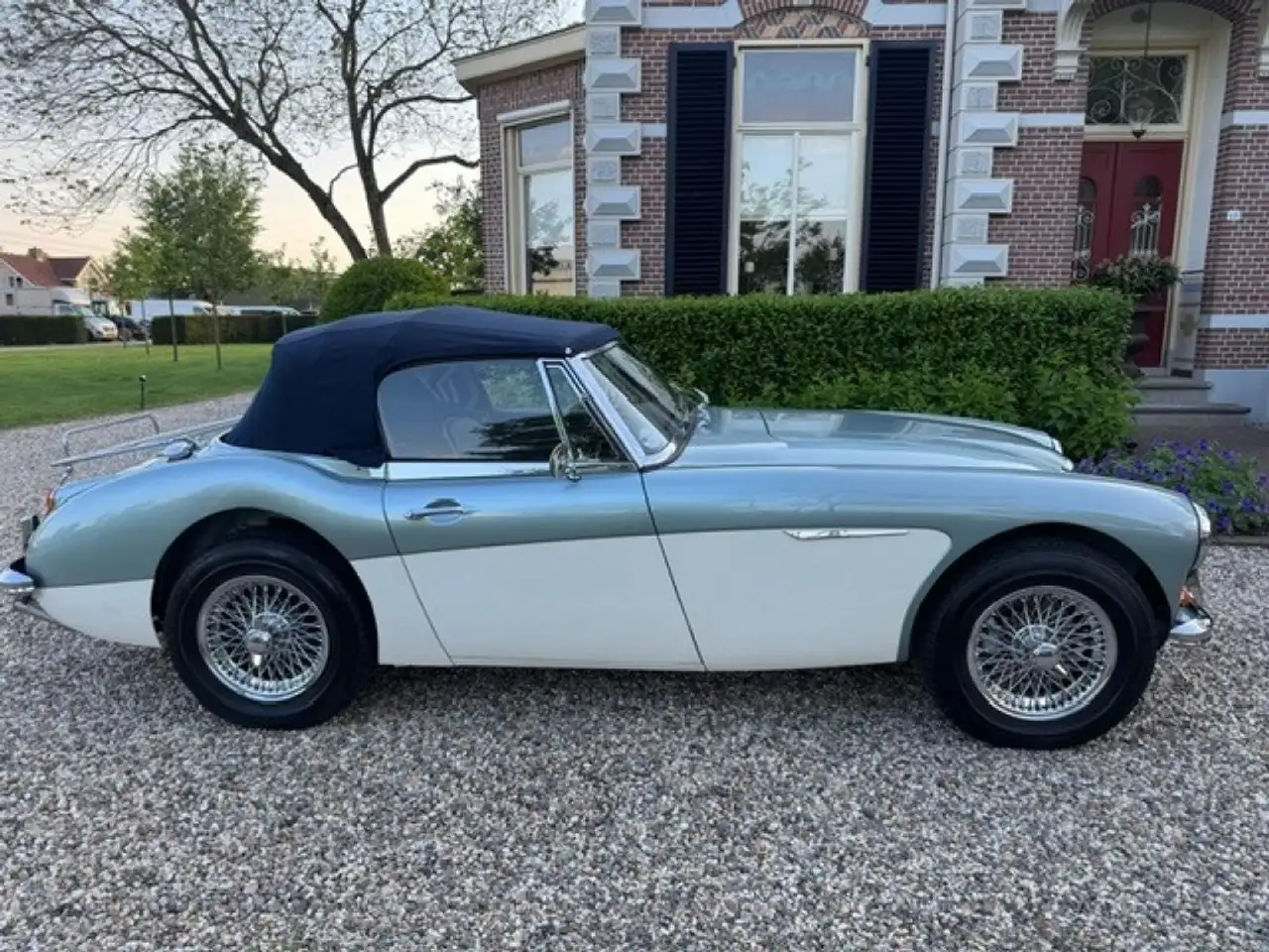 Austin-Healey 3000 MK3 Ice Blue Old English White, foto 5