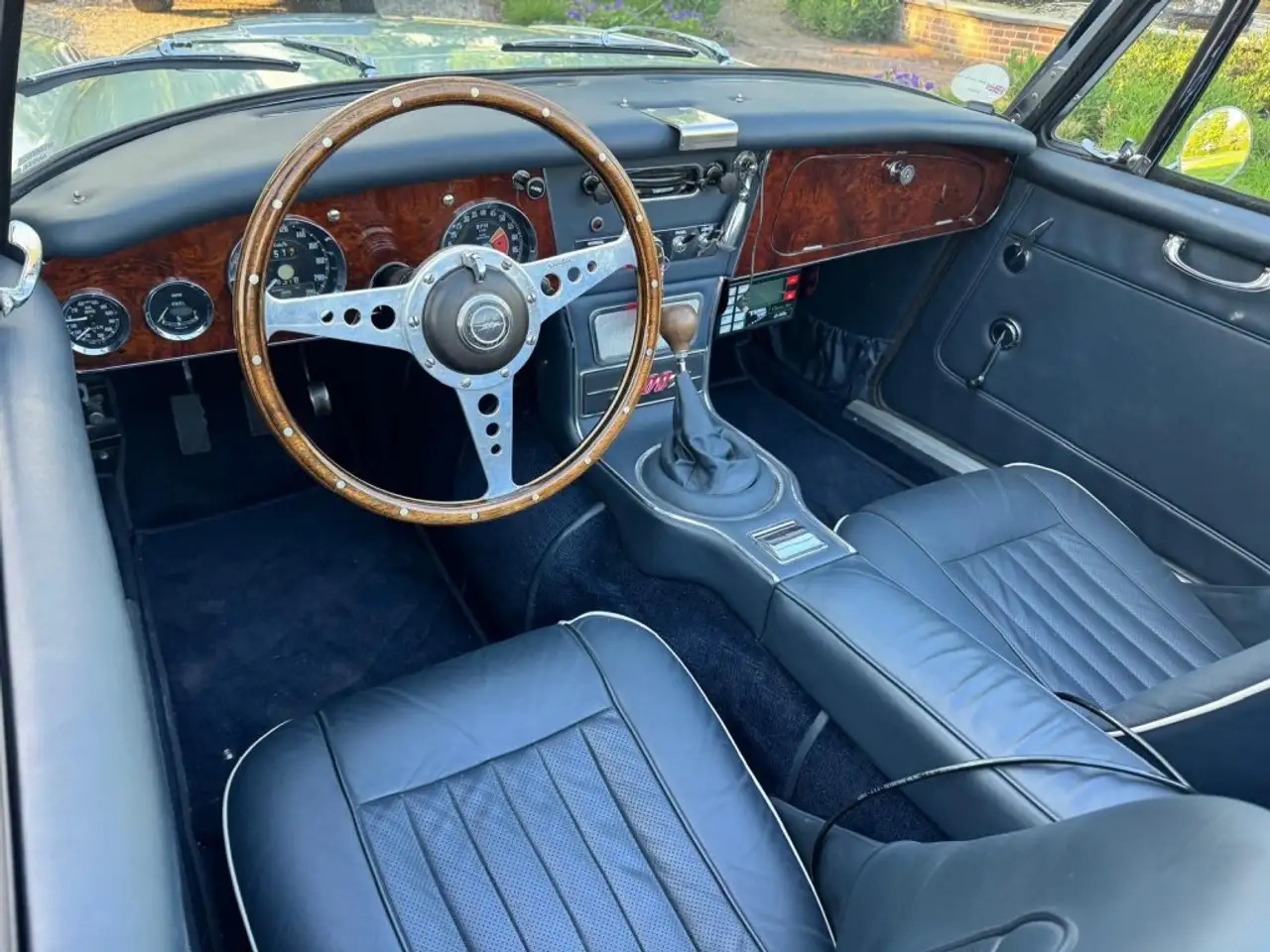Austin-Healey 3000 MK3 Ice Blue Old English White, foto 12