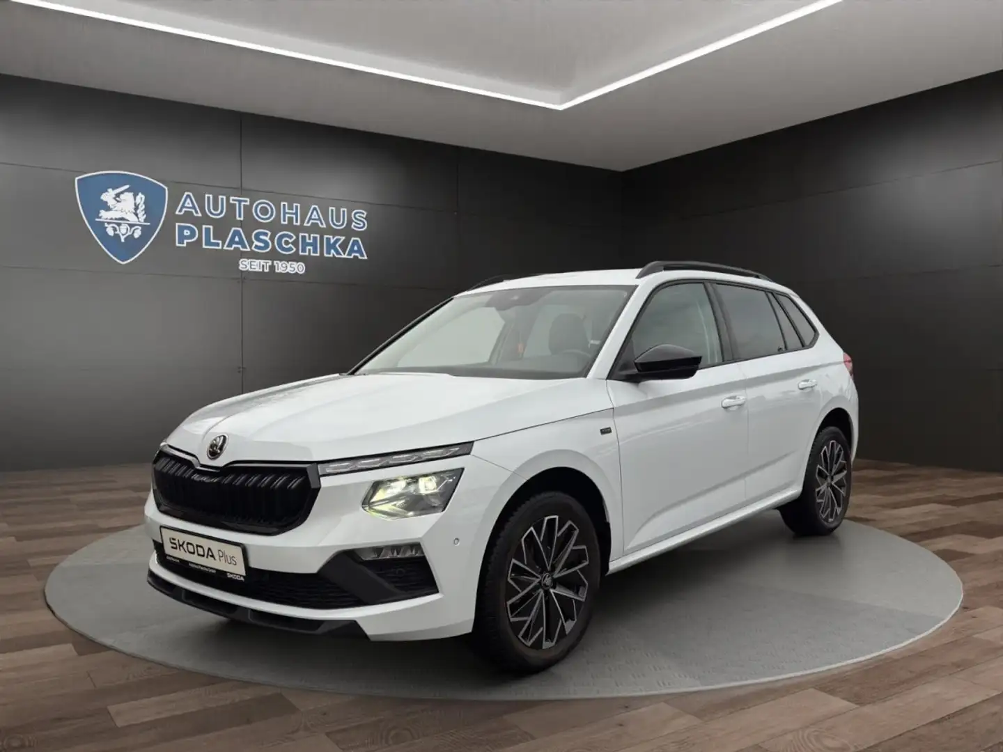 Skoda Kamiq 1.0 TSI DSG Selection LED*NAVI*AHK Klima Navi Blanc - 1