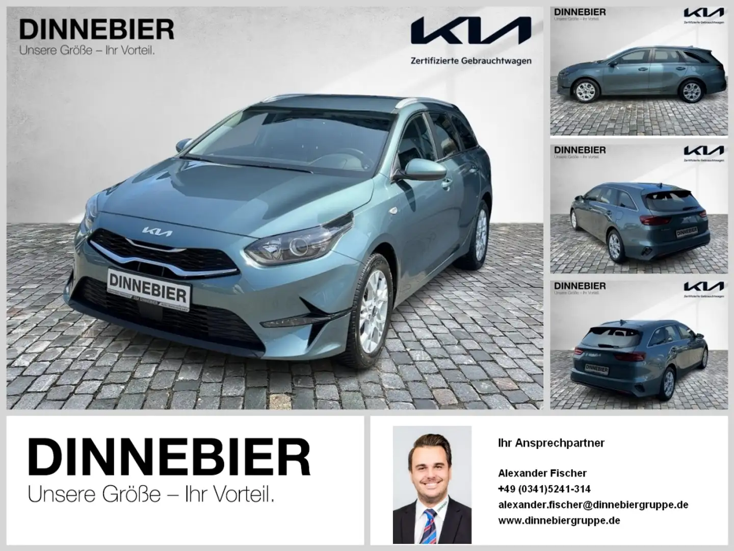 Kia Ceed SW / cee'd SW CEED Sportswagon 1.5T Vision Kamera+Navi+SHZ Gris - 1