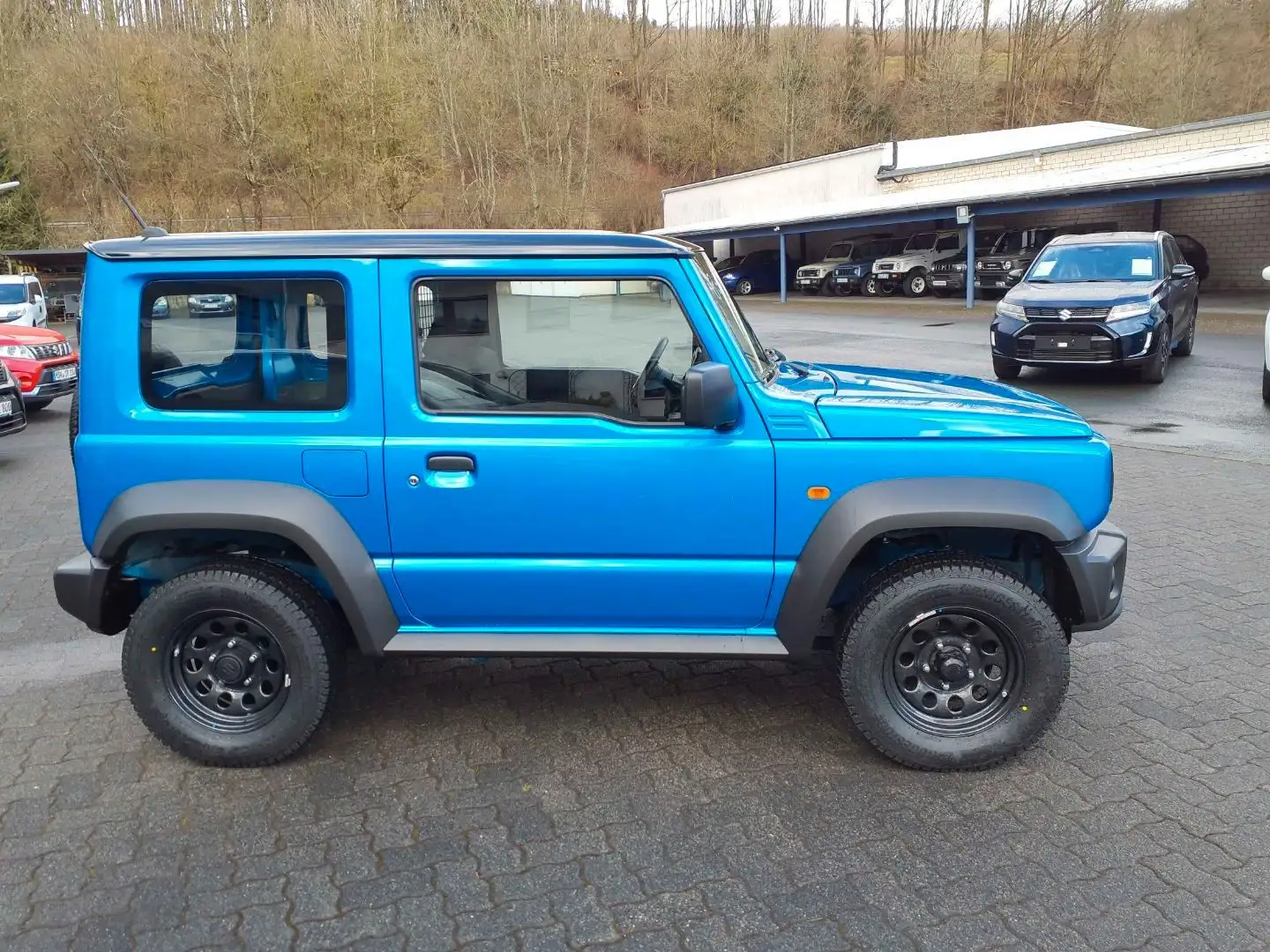 Suzuki Jimny 1,5 4x4 Comfort NFZ "Snow" mit AHK*TÜV neu Blau - 2