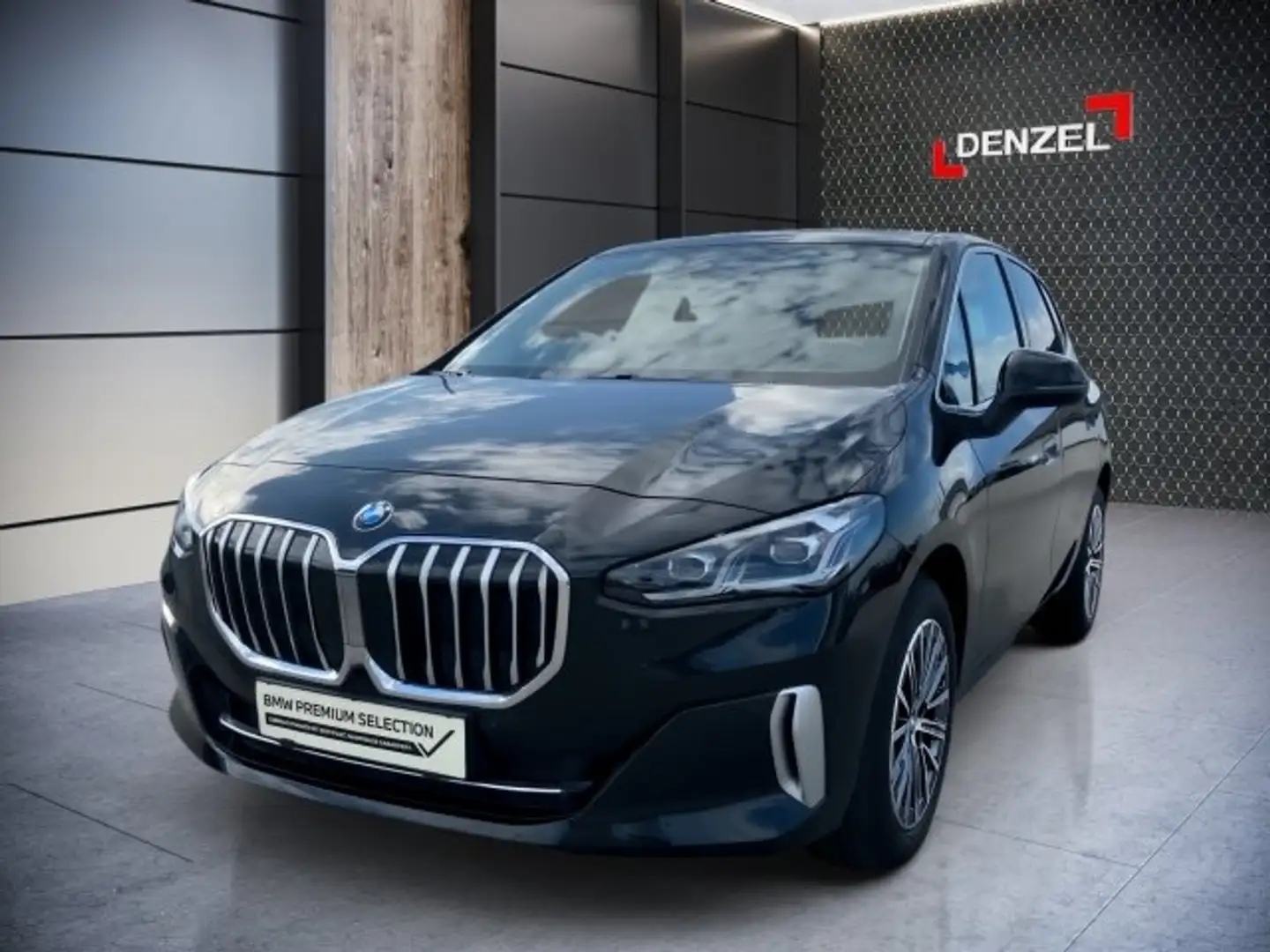 BMW 218 d Active Tour B47 Schwarz - 2