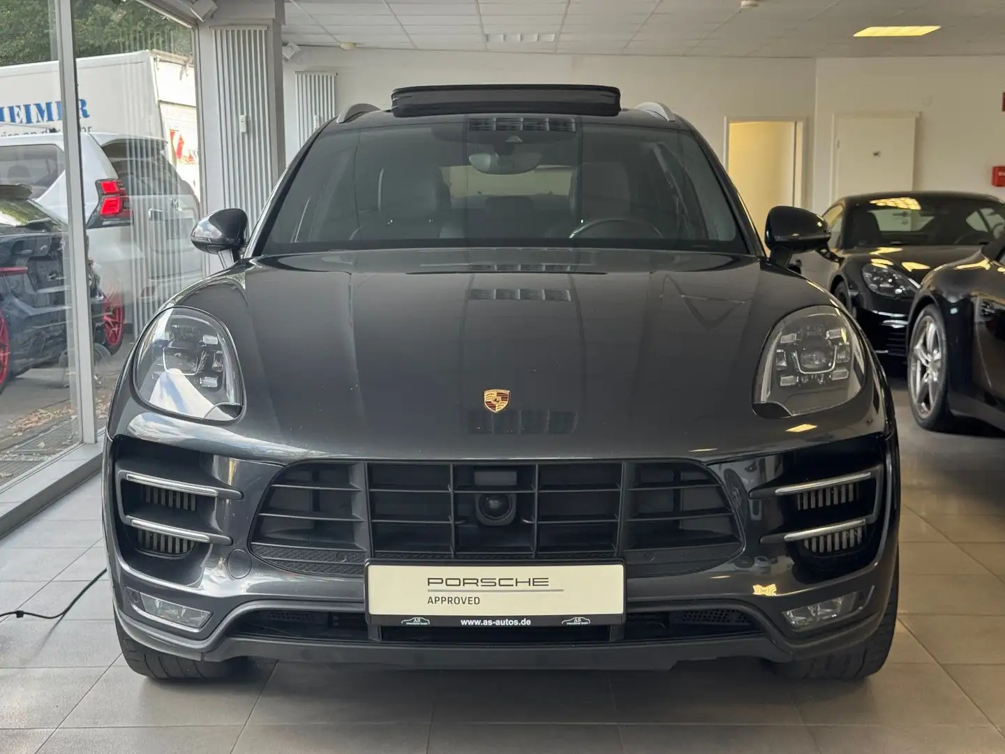Porsche Macan Turbo LED Panorama Luft Burmester PDLS+ 21 Grau - 1