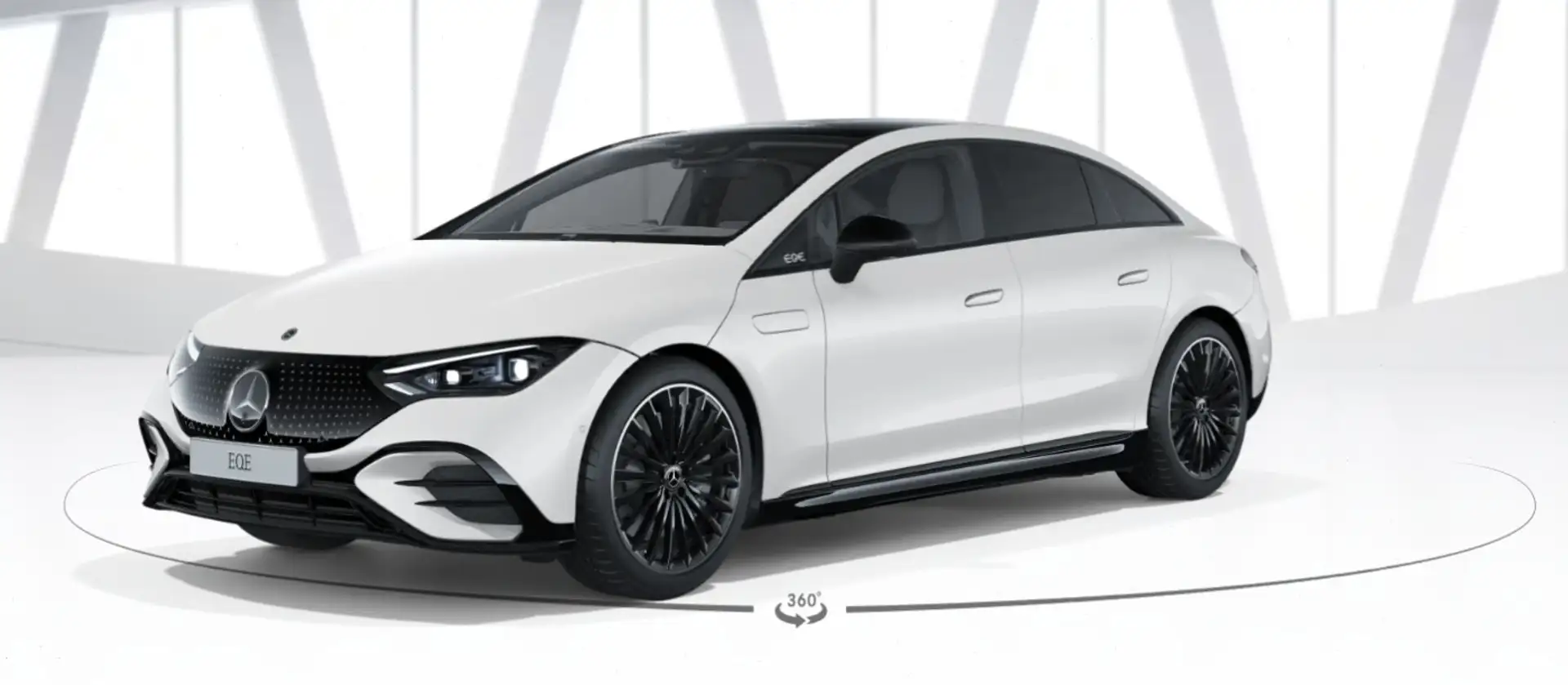 Mercedes-Benz EQE 350 4Matic AMG ACC+LED+Luft+Navi+SD Білий - 2