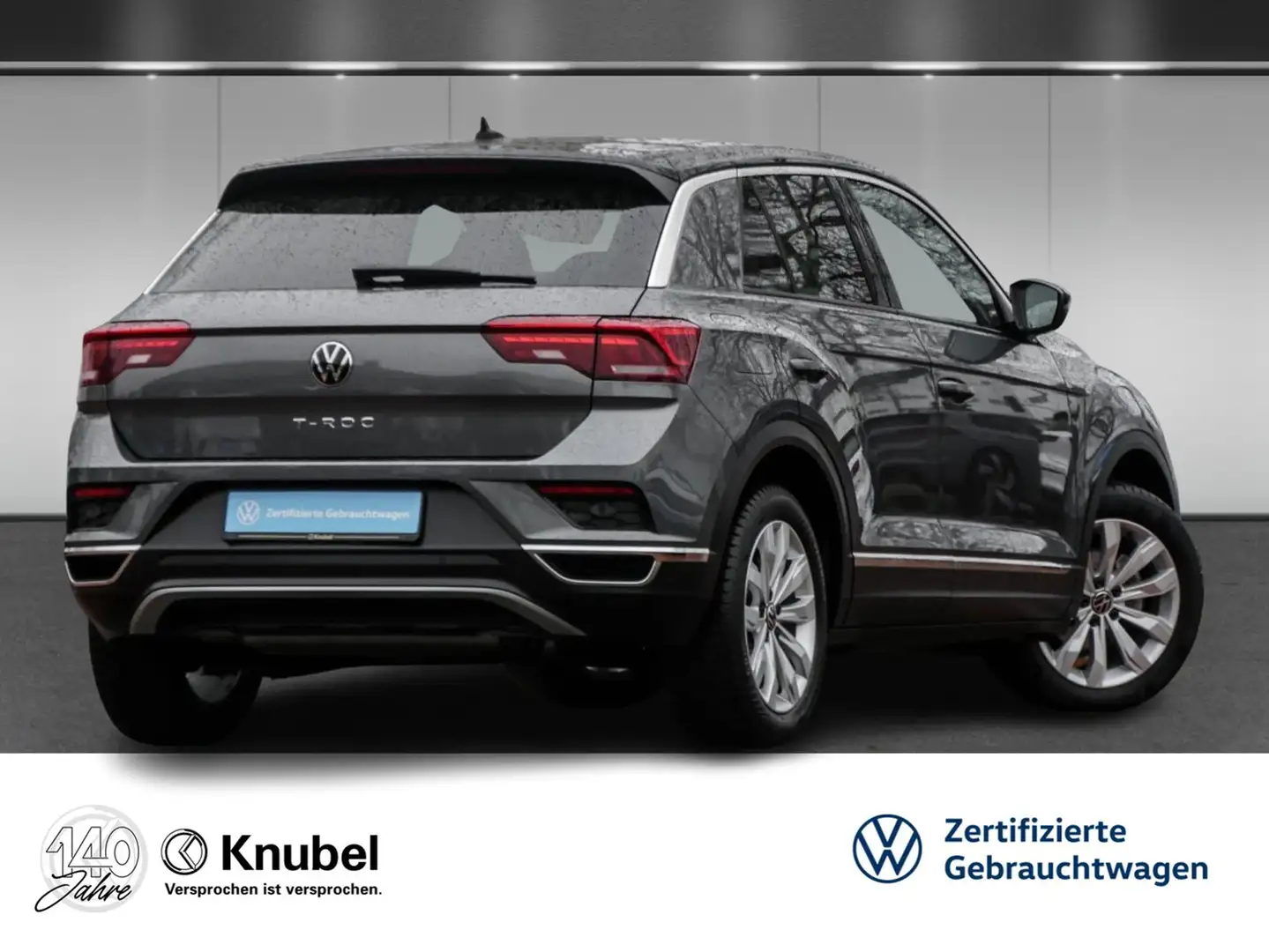 Volkswagen T-Roc Sport 1.5 TSI DSG AHK ActiveID ACC BlindS. Grau - 2