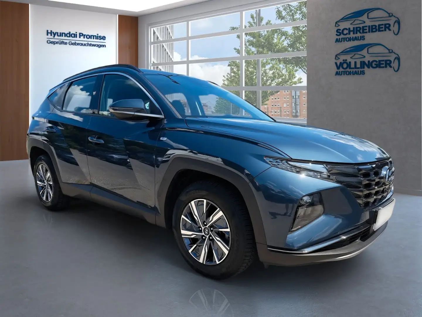 Hyundai TUCSON Select Mild-Hybrid 2WD 180 PS M/T Blauw - 2