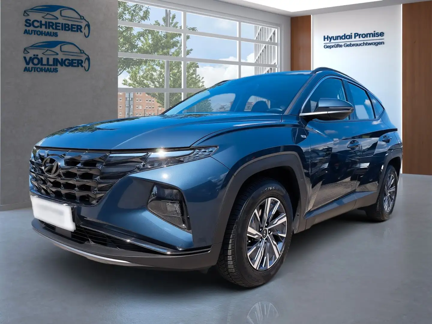 Hyundai TUCSON Select Mild-Hybrid 2WD 180 PS M/T Blauw - 1