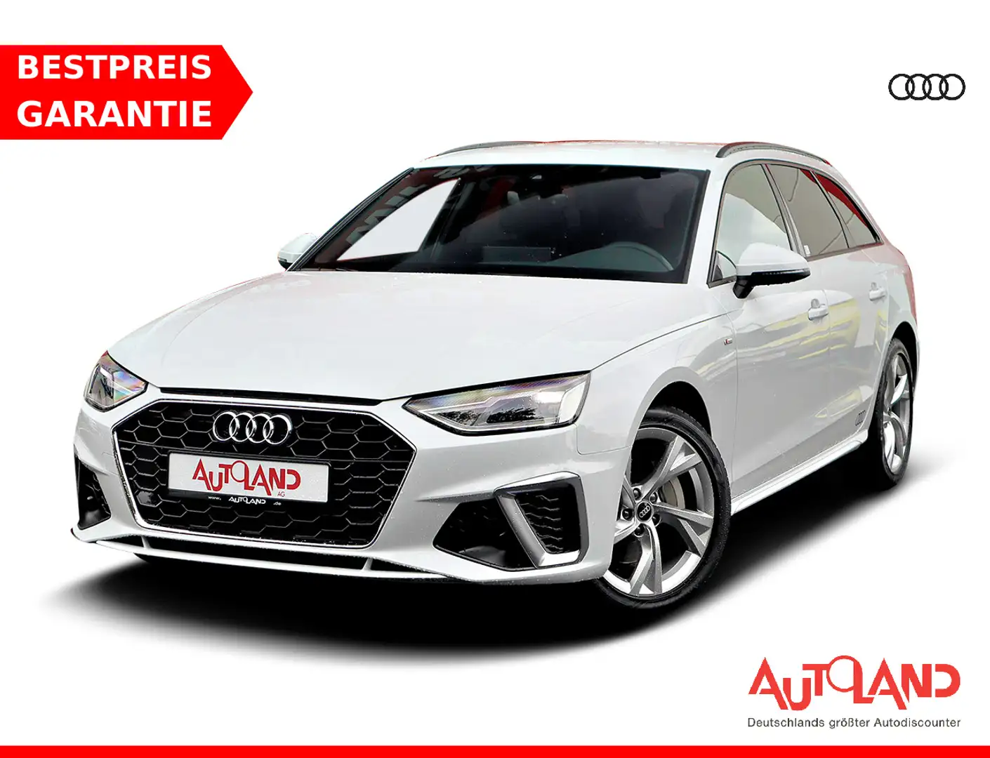 Audi A4 Avant 40 2.0 TFSI S-Line S-Tronic VC LED Navi Weiß - 1