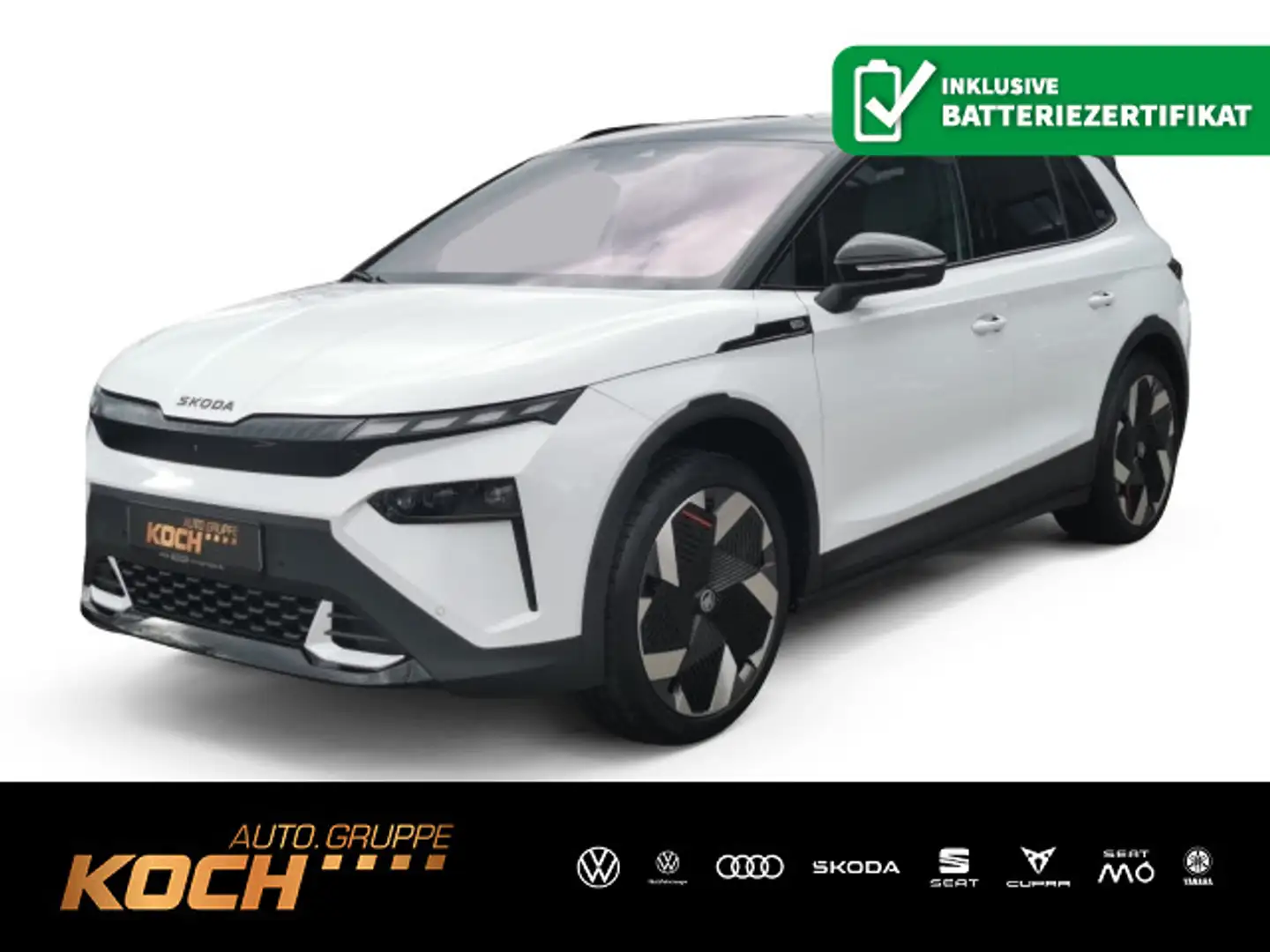 Skoda 85*FIRST EDITION*NAVI*ACC*WÄRMEPUMPE*AHK* Bílá - 1