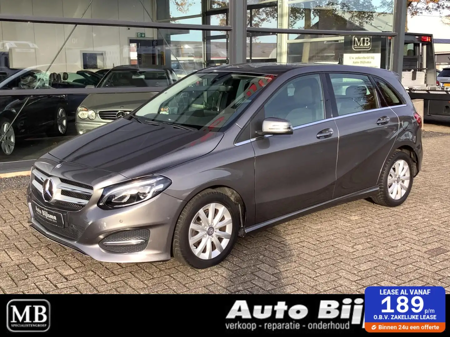 Mercedes-Benz B 180 navigatie, stoelverwarming, Grijs - 1
