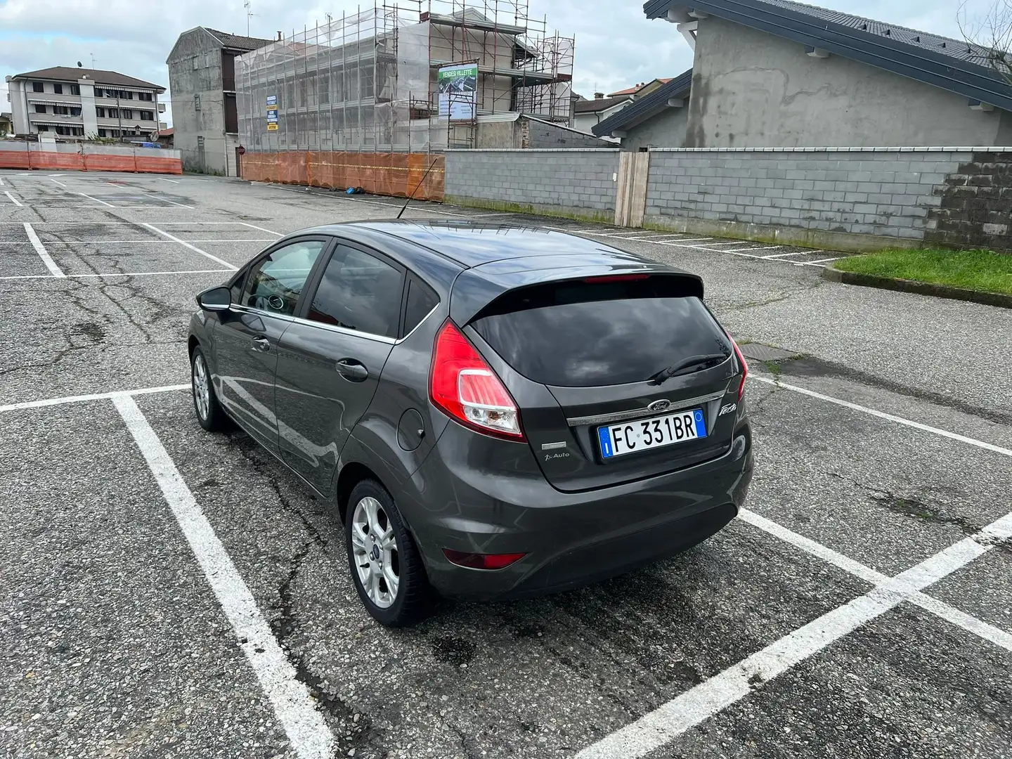 Ford Fiesta Fiesta VI 2016 5p 1.0 eco Titan100cv powershift E6 Grigio - 1