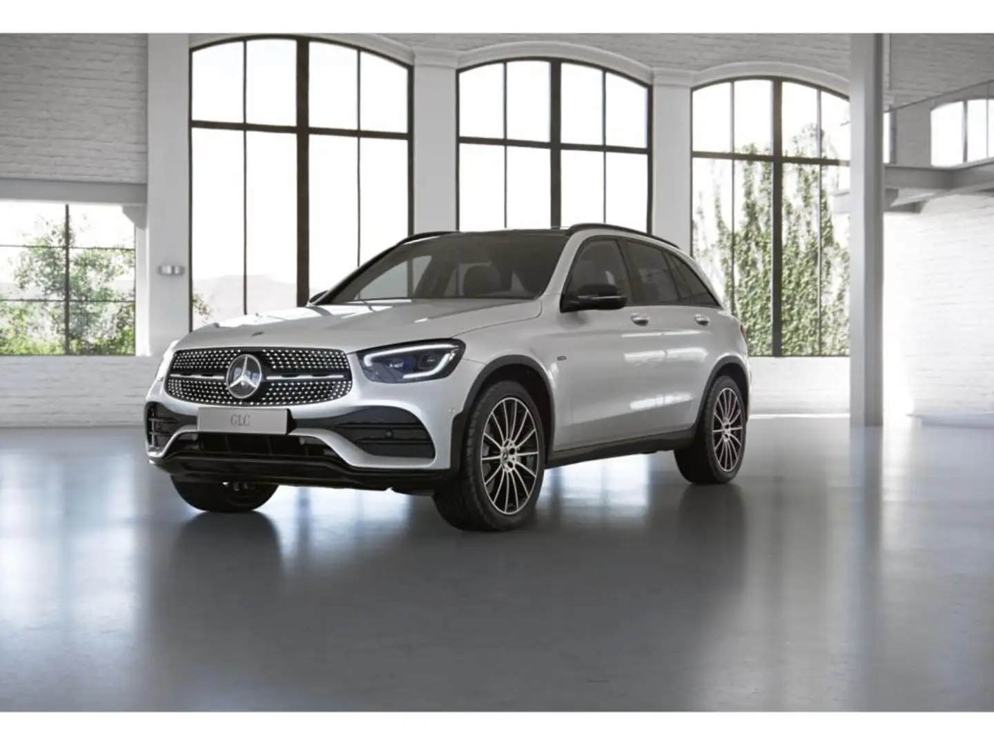 Mercedes-Benz GLC 300 e 4M AMG Night+MBUX+RüKam+AHK+HUD+20 Weiß - 1