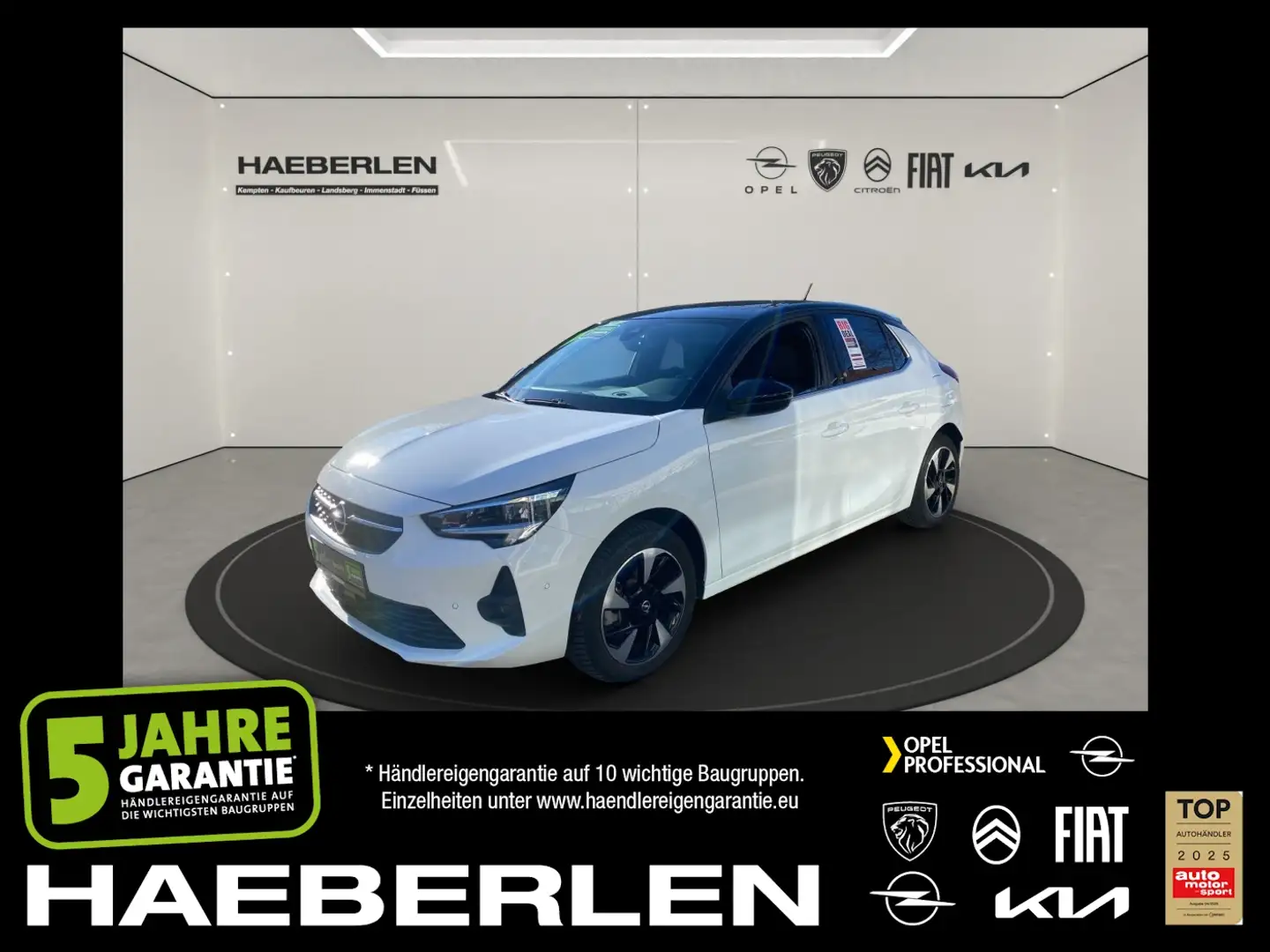 Opel Corsa F e Ultimate ACC*LED*Navi*SHZ*Kamera*KlimaA Blanc - 1