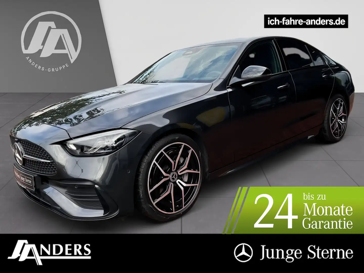 Mercedes-Benz C 300 d AMG AdvPLus+MBUX+Night+Burm+LED+Kam+Memo Gris - 1
