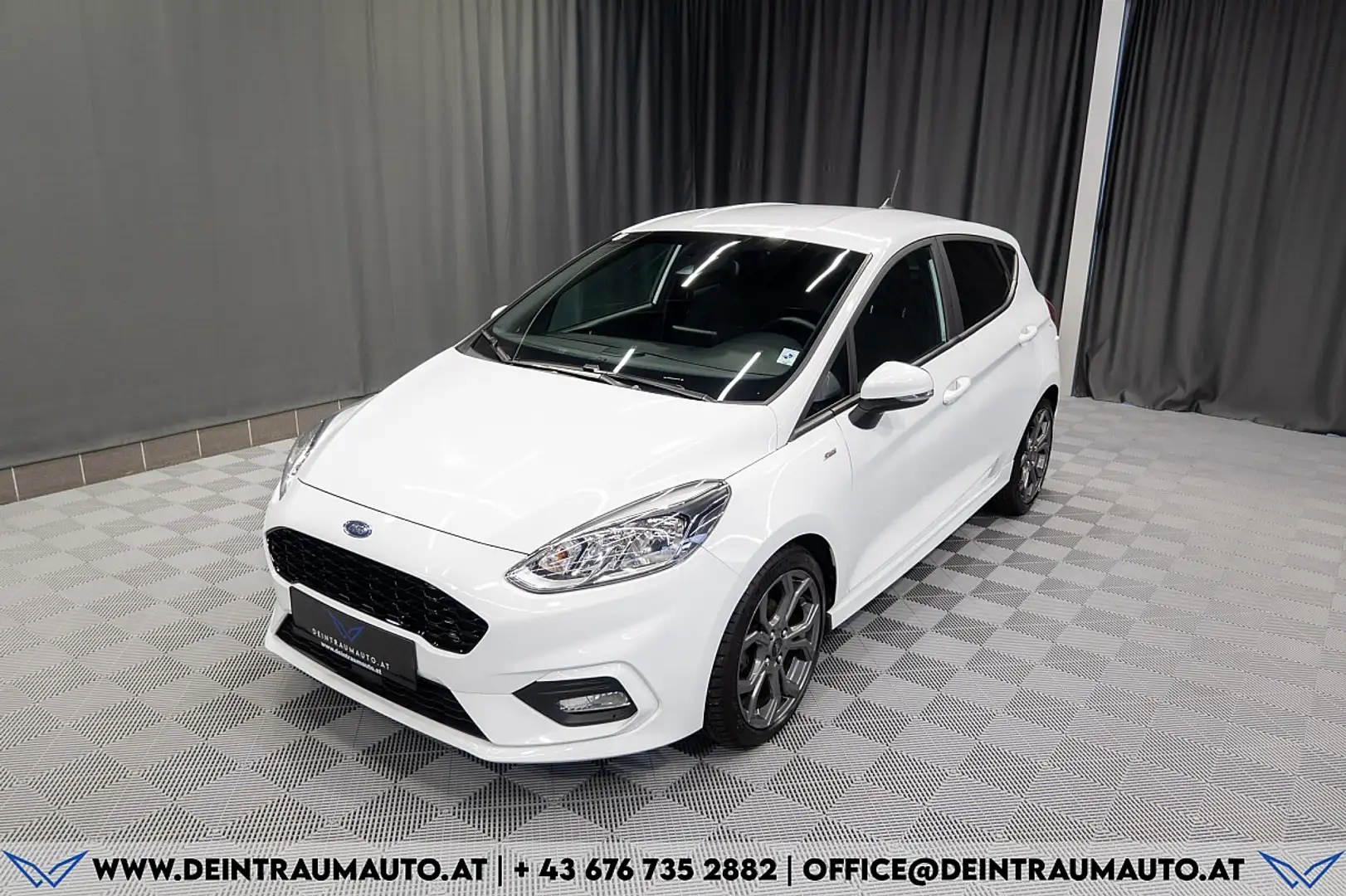 Ford Fiesta ST-Line 1,0 EcoBoost*1-BESITZ*SHZ*TEMPOMAT* Blanc - 2