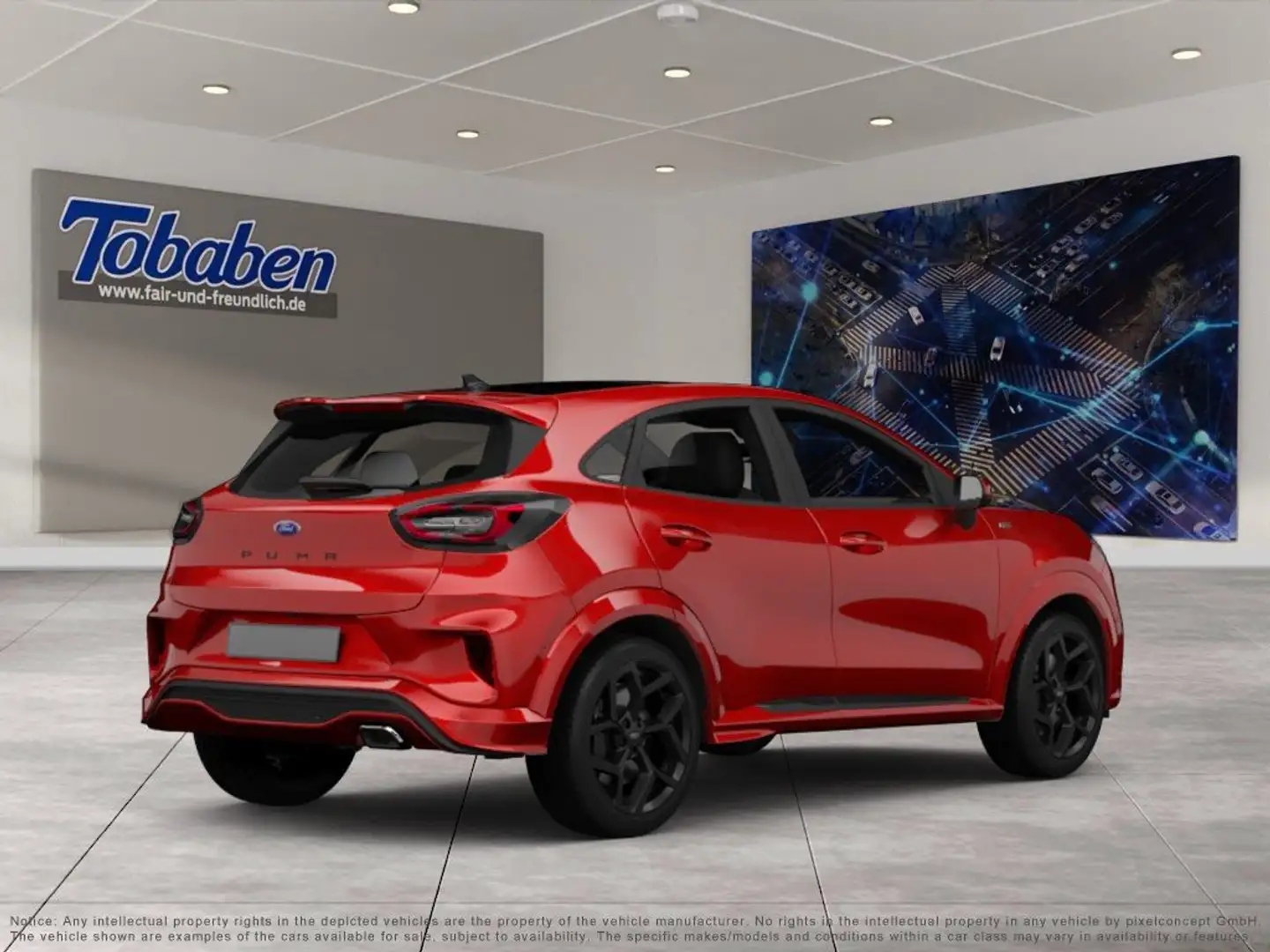 Ford Puma Panorama + Winter Paket + LED Rot - 2
