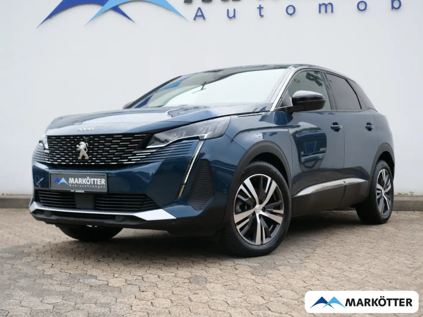 Peugeot 3008 1.2 Allure Pack 360CAM/APPLE&ANDROID/SHZ Blau - 1