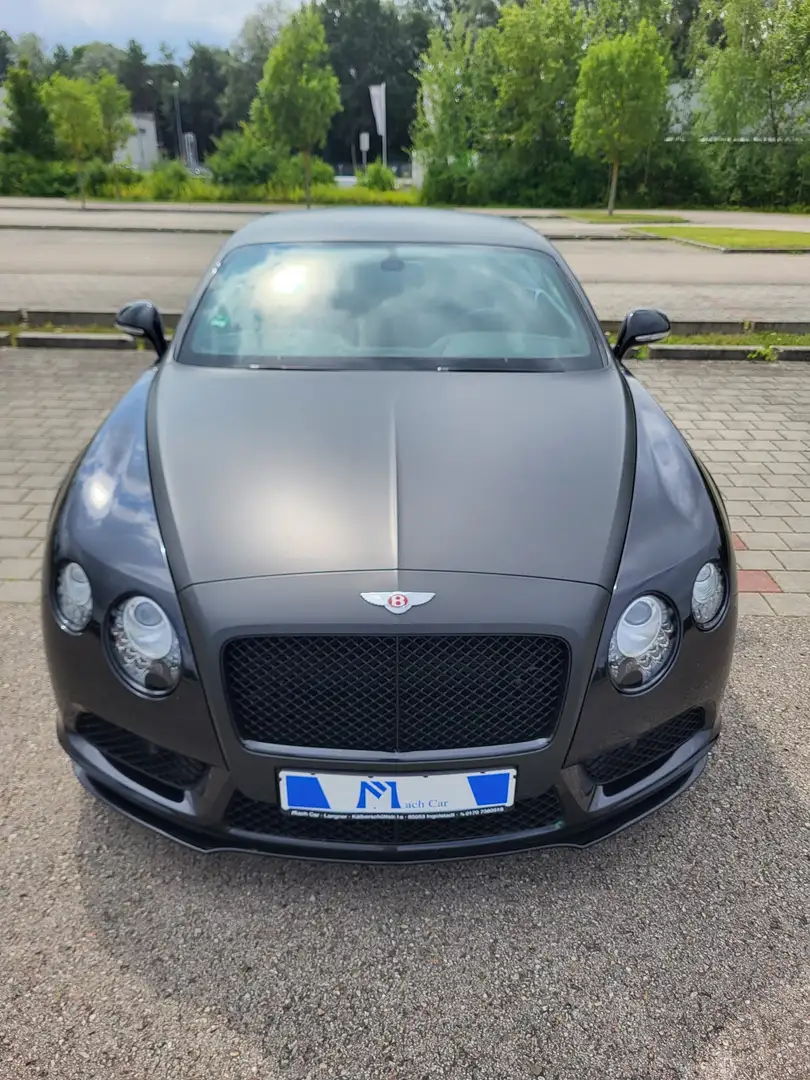 Bentley Continental GT V8 S*WENIG KM*SCHECKHEFT*I HAND*8X BEREIFT Schwarz - 2