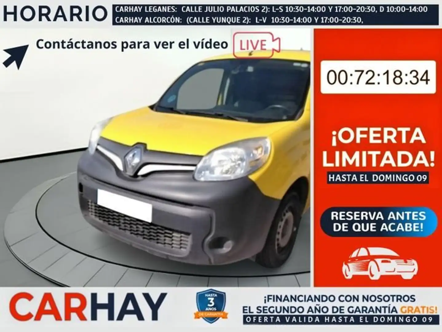 Renault Kangoo Profesional 2p dCi 66 kW 90 CV Amarillo - 1