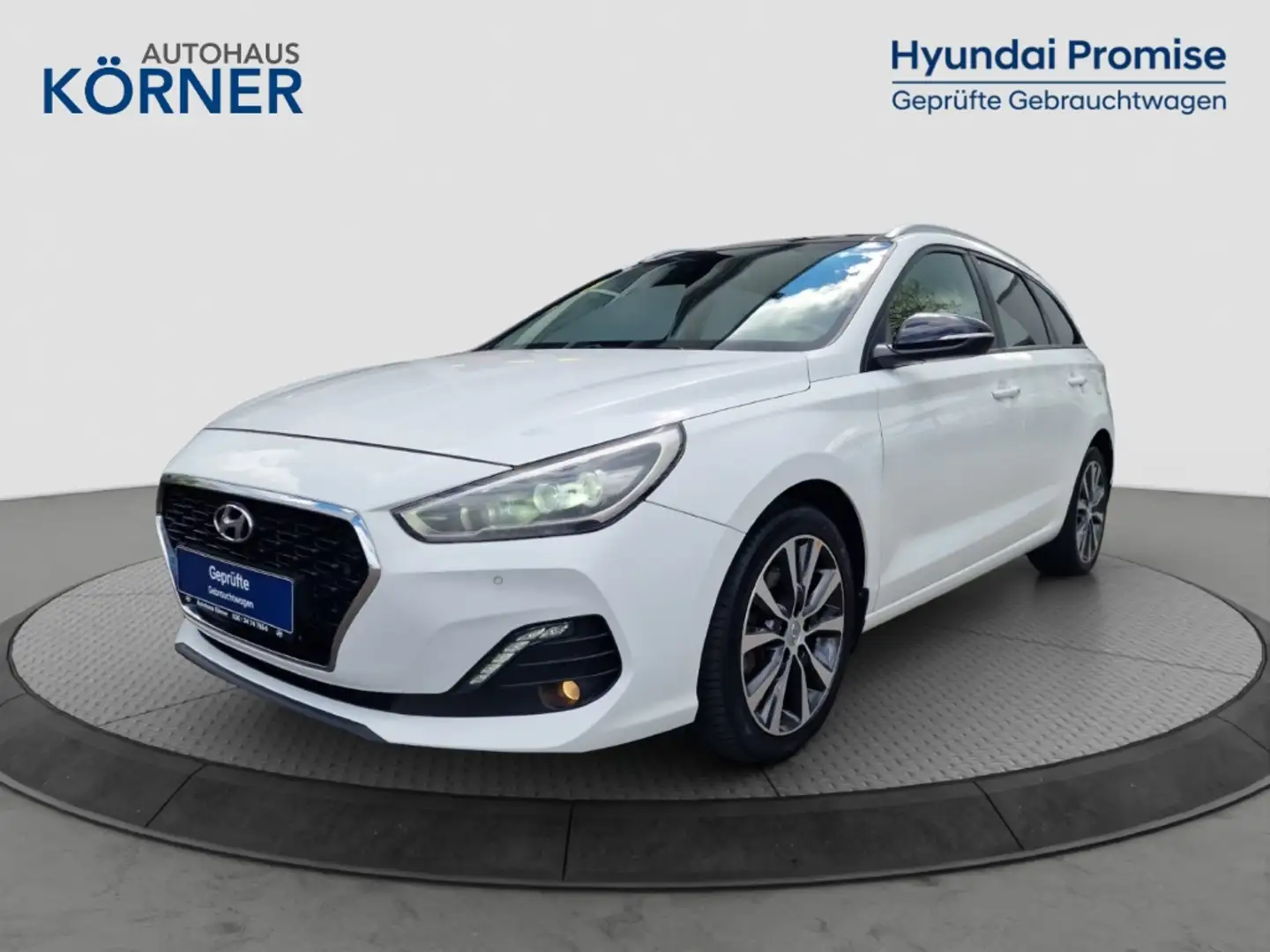 Hyundai i30 YES! 1,4 T-GDi *PANORAMA*STANDHZG*CAM*NAVI*CARPLAY Bianco - 2
