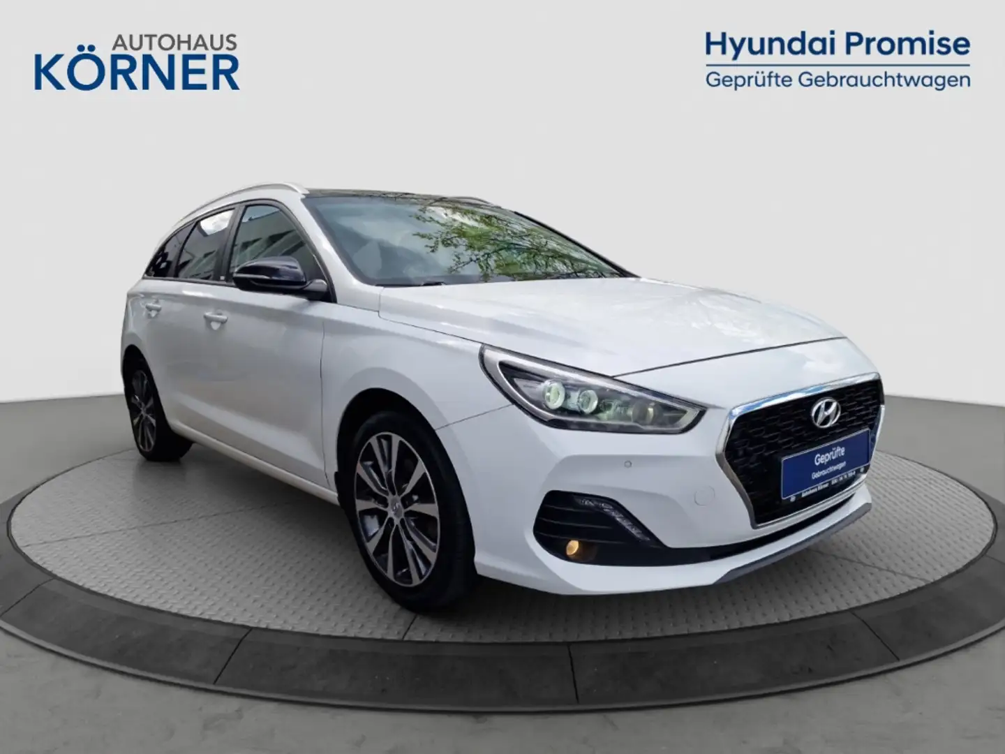 Hyundai i30 YES! 1,4 T-GDi *PANORAMA*STANDHZG*CAM*NAVI*CARPLAY Bianco - 1