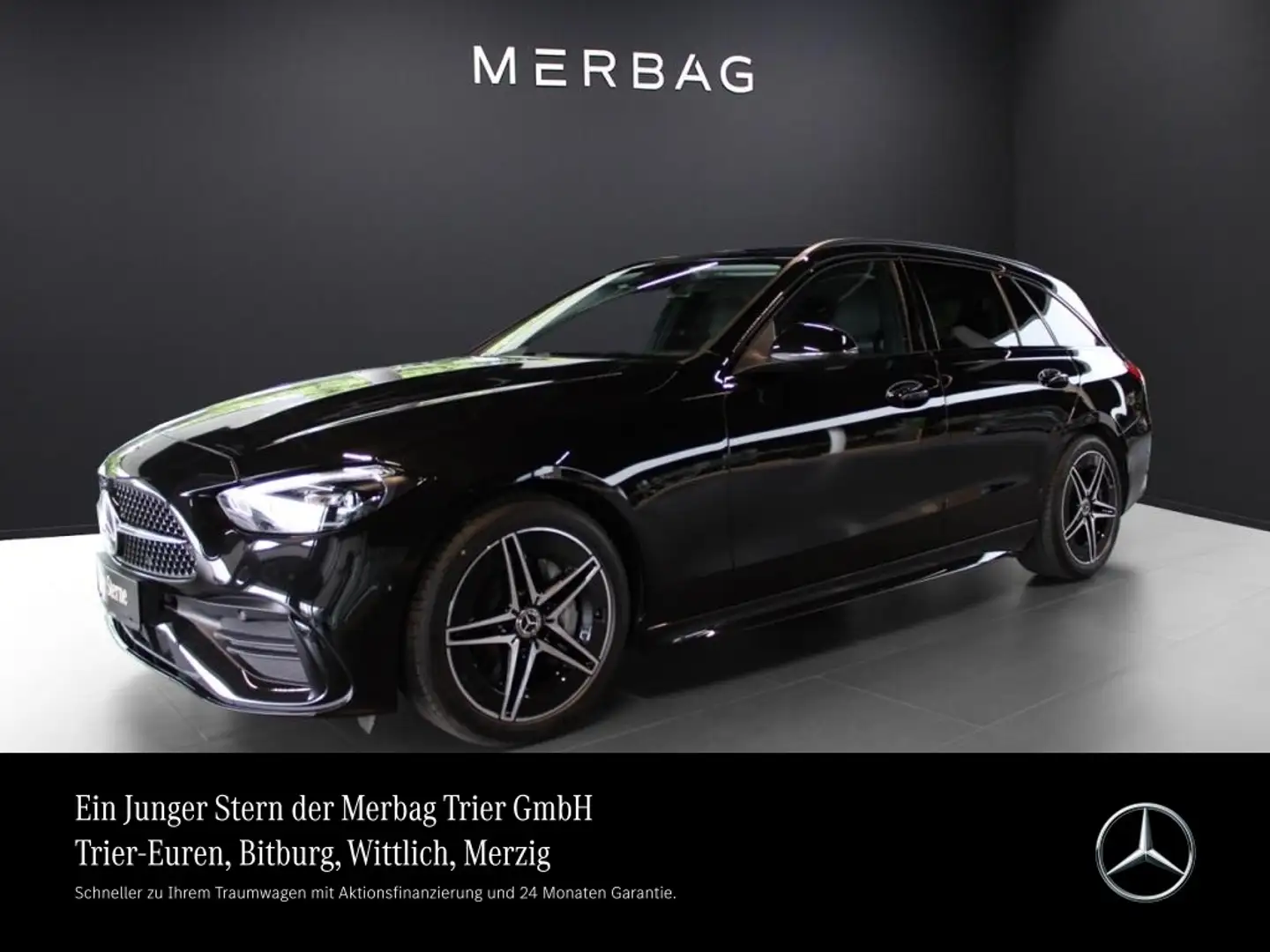 Mercedes-Benz C 200 T *AMG Night Pano AHK LED Memory Kamera Nero - 1