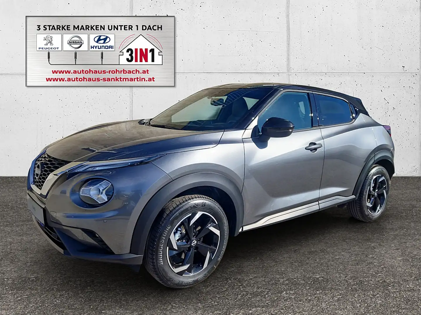 Nissan Juke 1,0 DIG-T N-Connecta Grau - 1