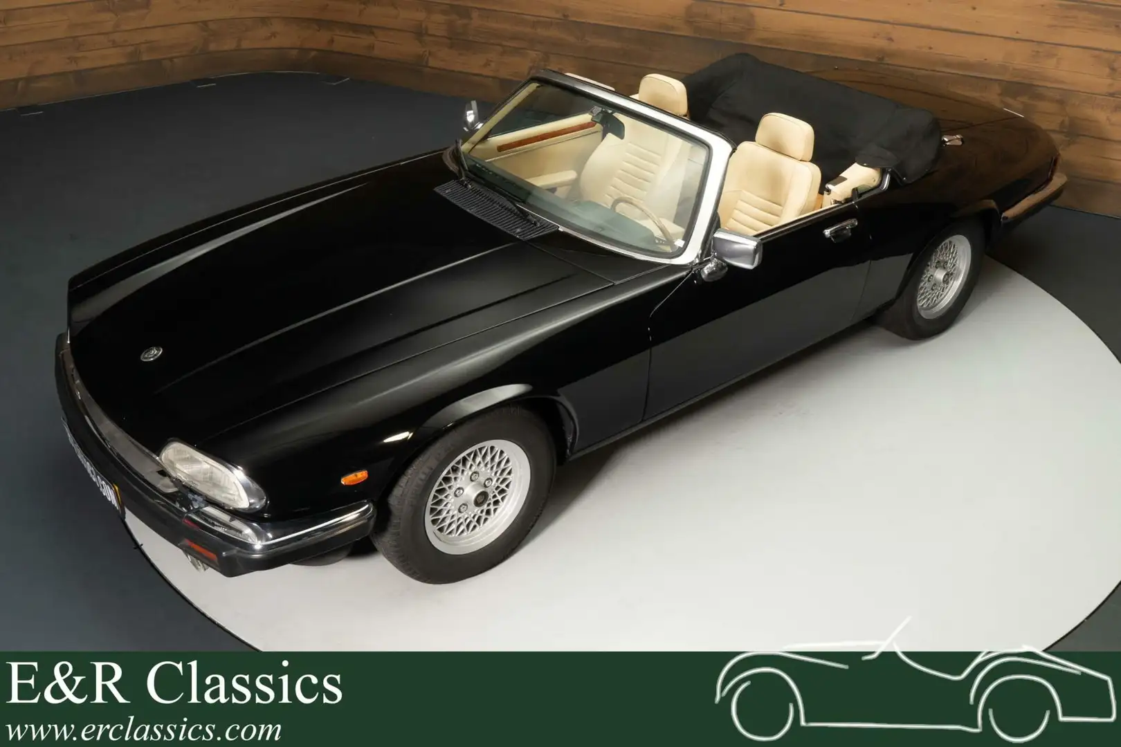 Jaguar XJS Cabriolet | Europese auto | Full options | 1989 Siyah - 1