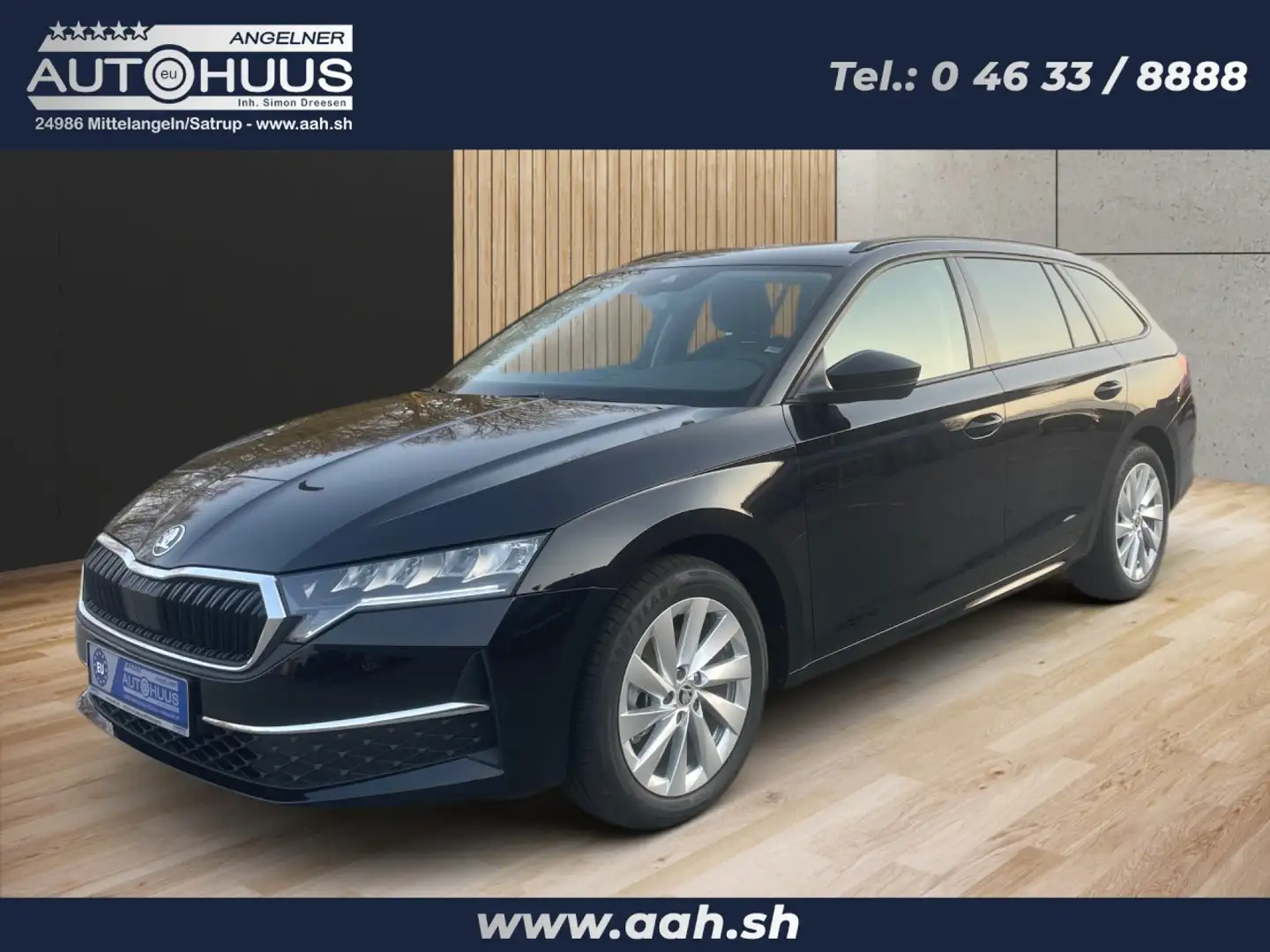 Skoda Octavia Kombi 1.5 TSI Selection Navi ACC Klima Navi Чёрный - 1