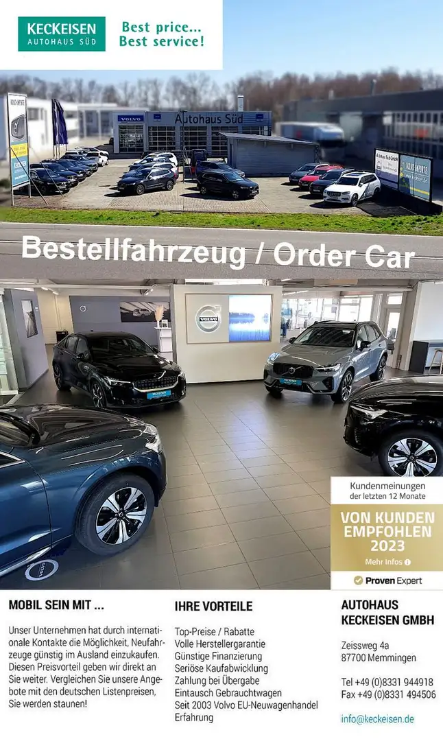 Volvo XC40 B3 PLUS Black Edition Bestellaktion MJ26 Noir - 1