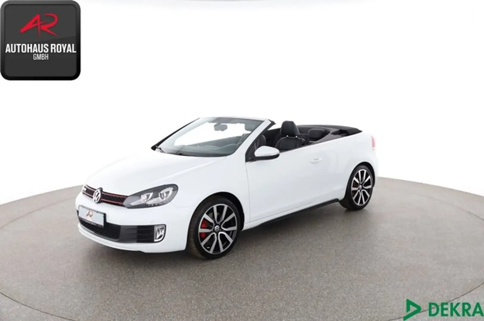 Volkswagen Golf Cabriolet VI Cabrio GTI KAMERA,BI-XENON,VOLLLEDER Blanco - 1