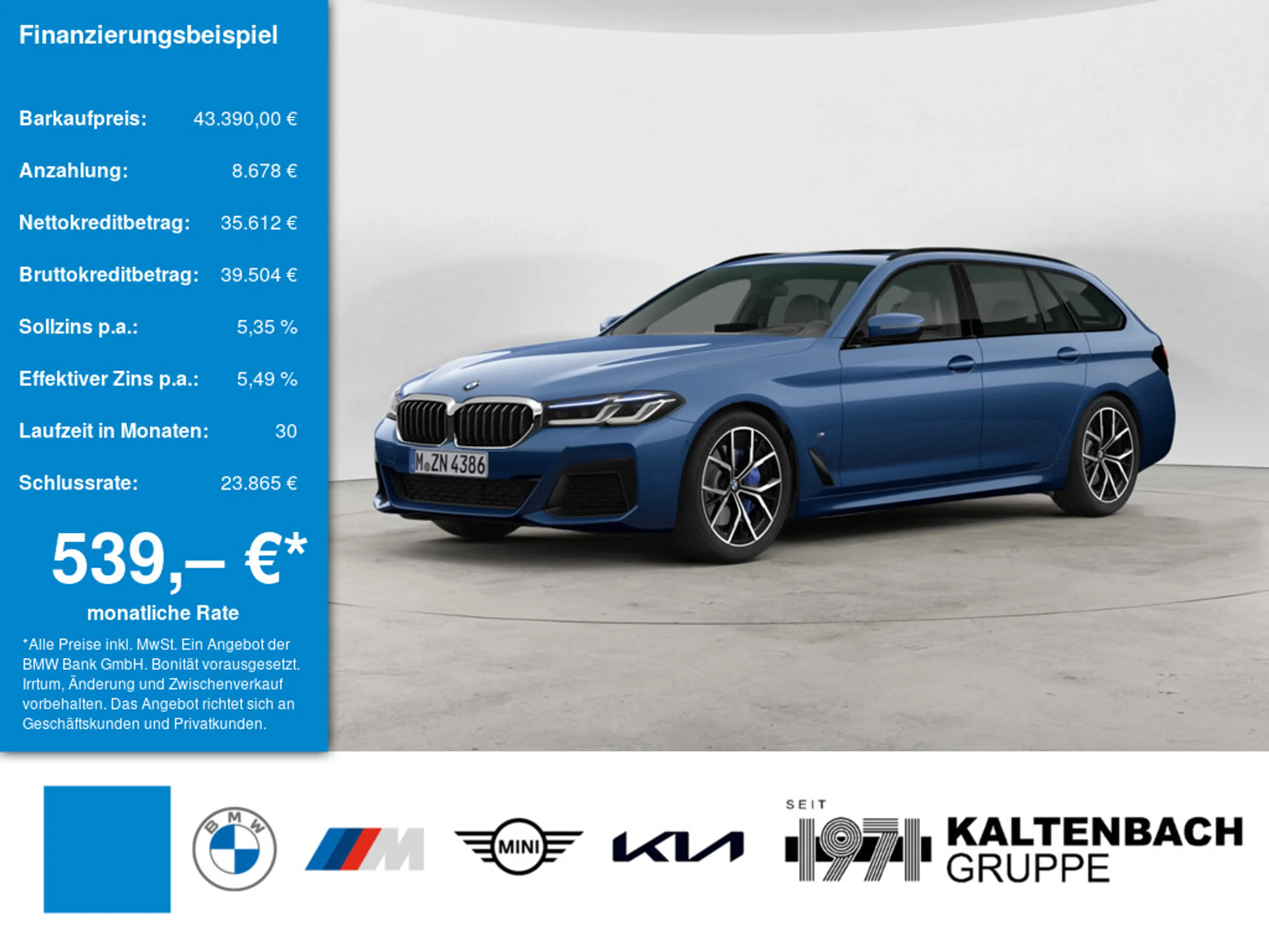 BMW 530 d Touring xDrive M-Sport FACEL. PANO HUD