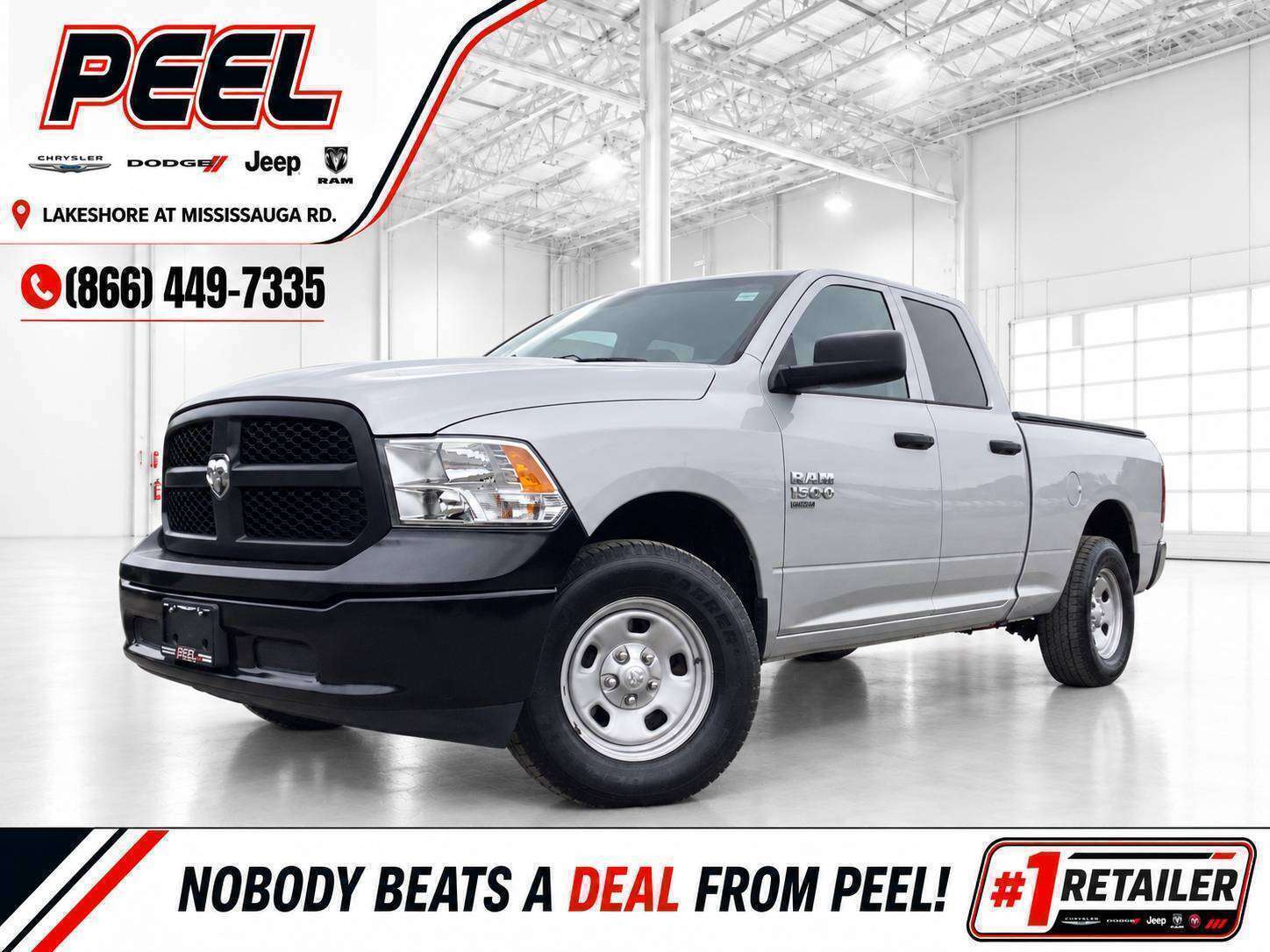 Silver 2019 RAM 1500 Pickup Truck  6-Speed Automatic