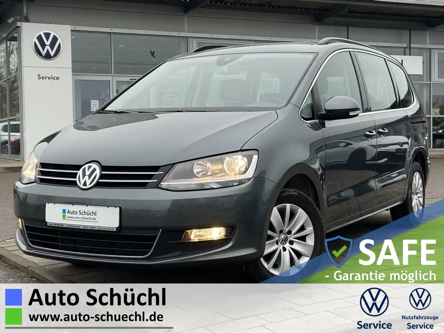 Volkswagen Sharan 1.4 TSI Comfortline 7-SITZER NAVI+DAB+SHZ Grau - 1