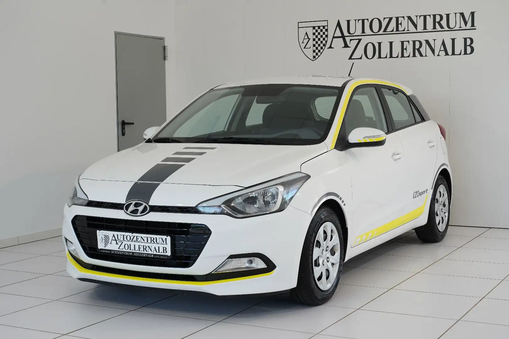 Hyundai i20 blue 1.0 T-GDI *1.HAND*GUTER ZUSTAND*TÜV NEU Bianco - 2