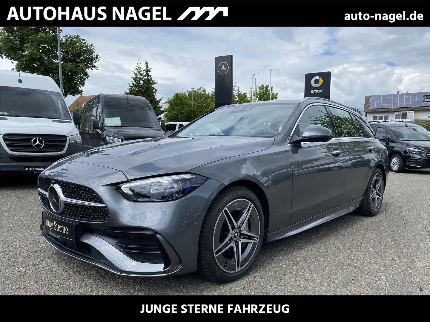 Mercedes-Benz C 200 T AMG Line Premium Winter-Paket Fahrassi+ Grau - 1