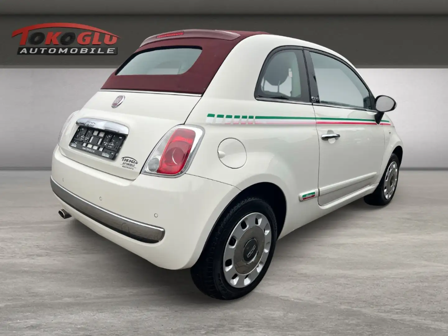 Fiat 500 Lounge Faltdach/CABRIO SD Tel.-Vorb. PDC Sprachste Weiß - 2