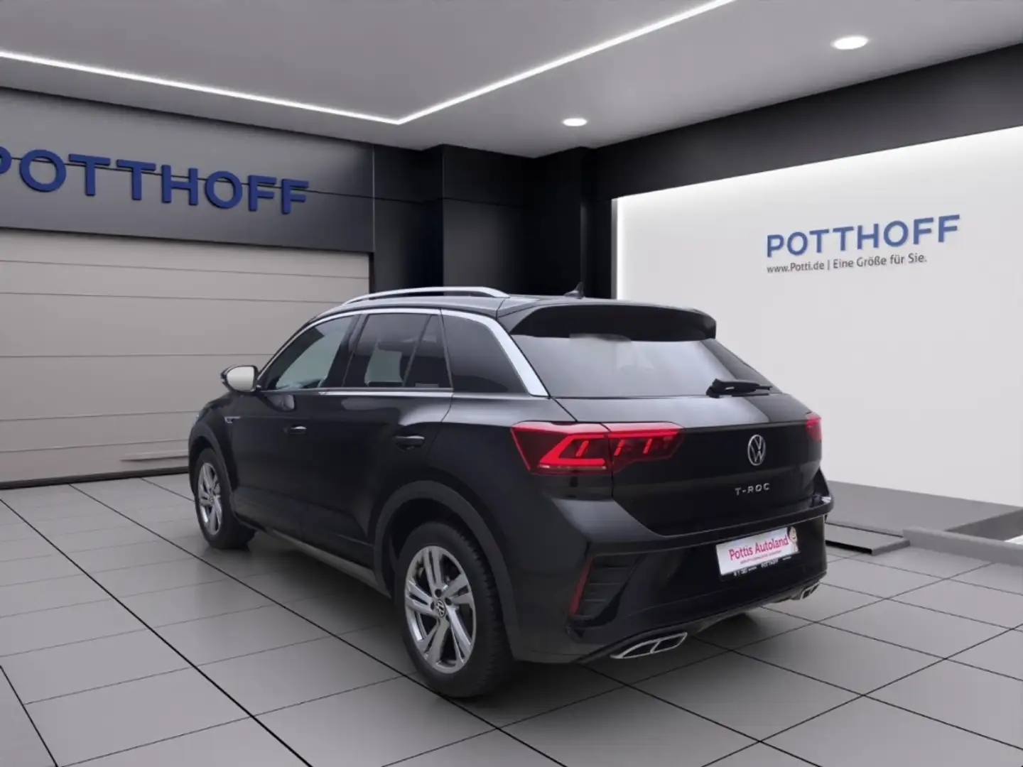 Volkswagen T-Roc 1.5 TSI DSG R-LINE NAVI KAMERA KLIMA SHZG Schwarz - 2