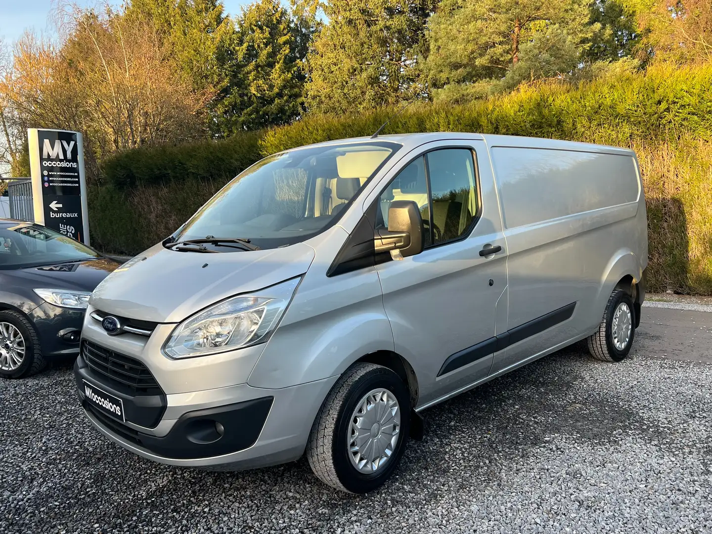 Ford Transit Custom 2.2 TDCi - 155 CHVX - LONG CHASSIS -TVA DEDUCTIBLE Gris - 1