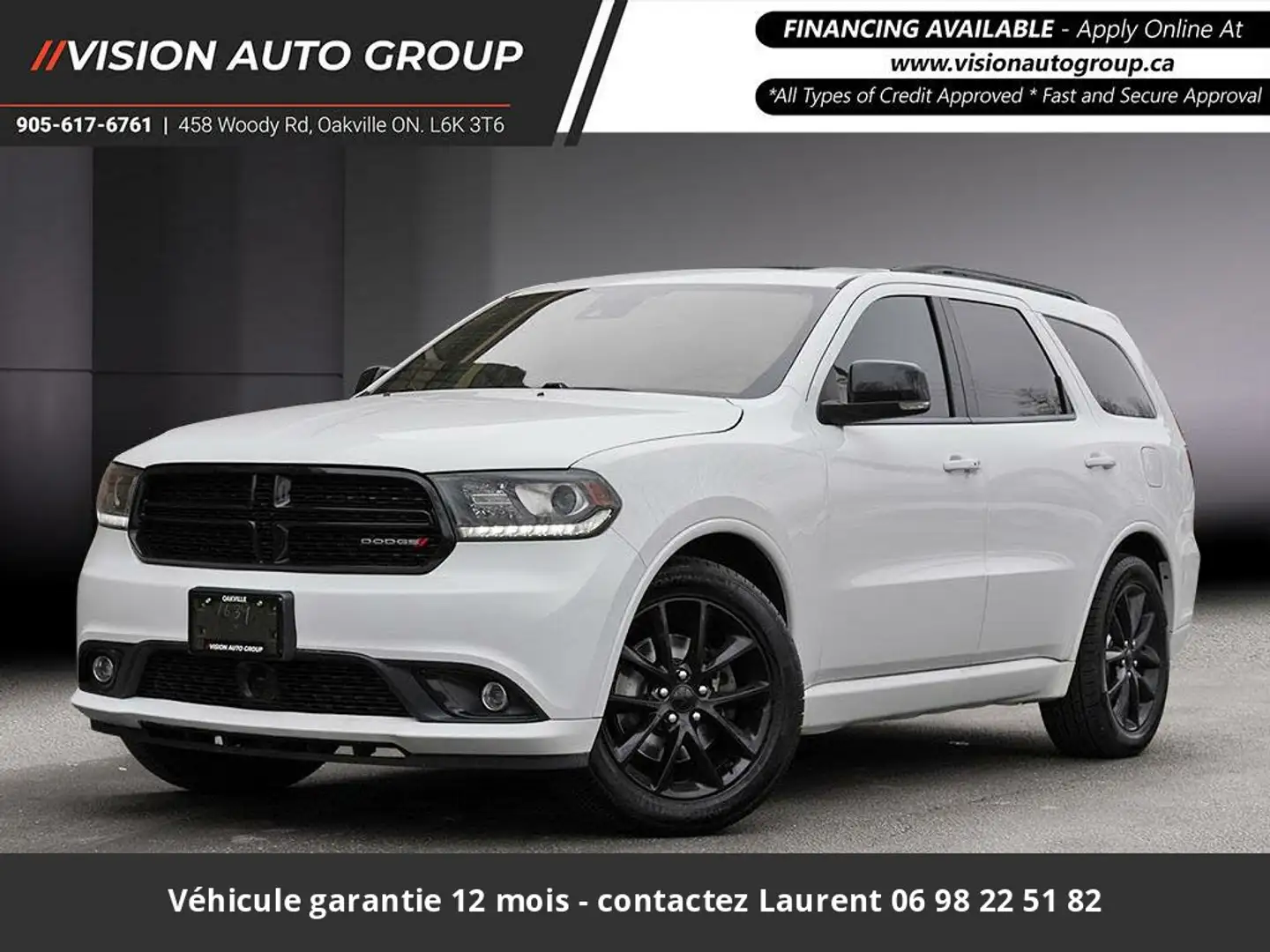 Dodge Durango R/T 5.7L V8 Tout compris hors homologation 4500e Blanc - 1