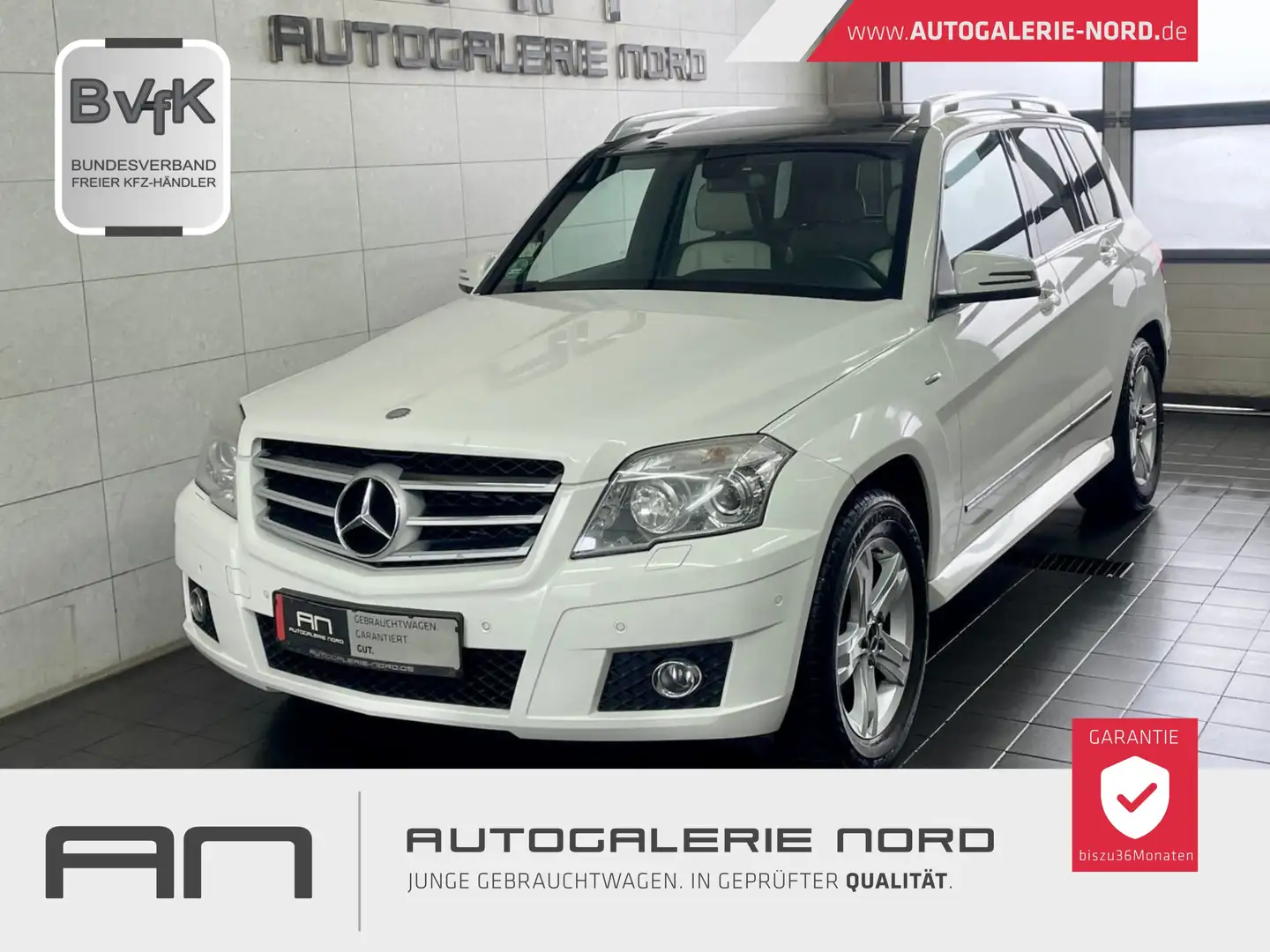Mercedes-Benz GLK 320 CDI Edition1 Pano+ Navi+ Bi-Xenon+ AHK Weiß - 1
