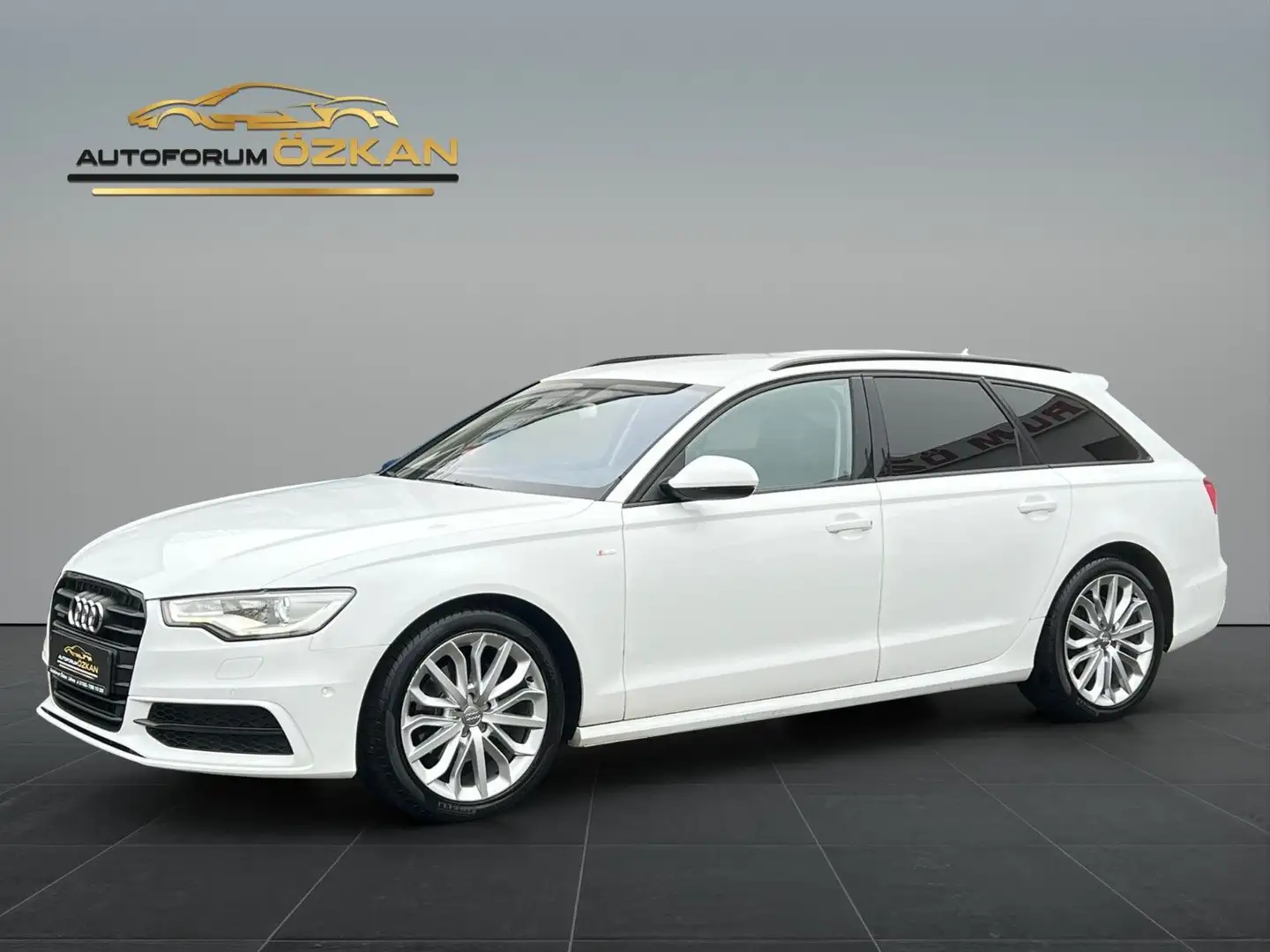 Audi A6 3.0 TDI S-Line Head-up Belüftung AHK Memory Blanc - 1
