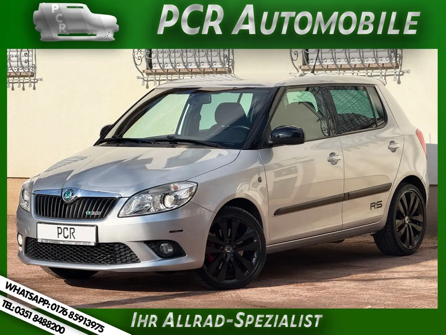 Skoda Fabia RS orig. erst 67Tkm Automatik SH-gepfl TOP Plateado - 1
