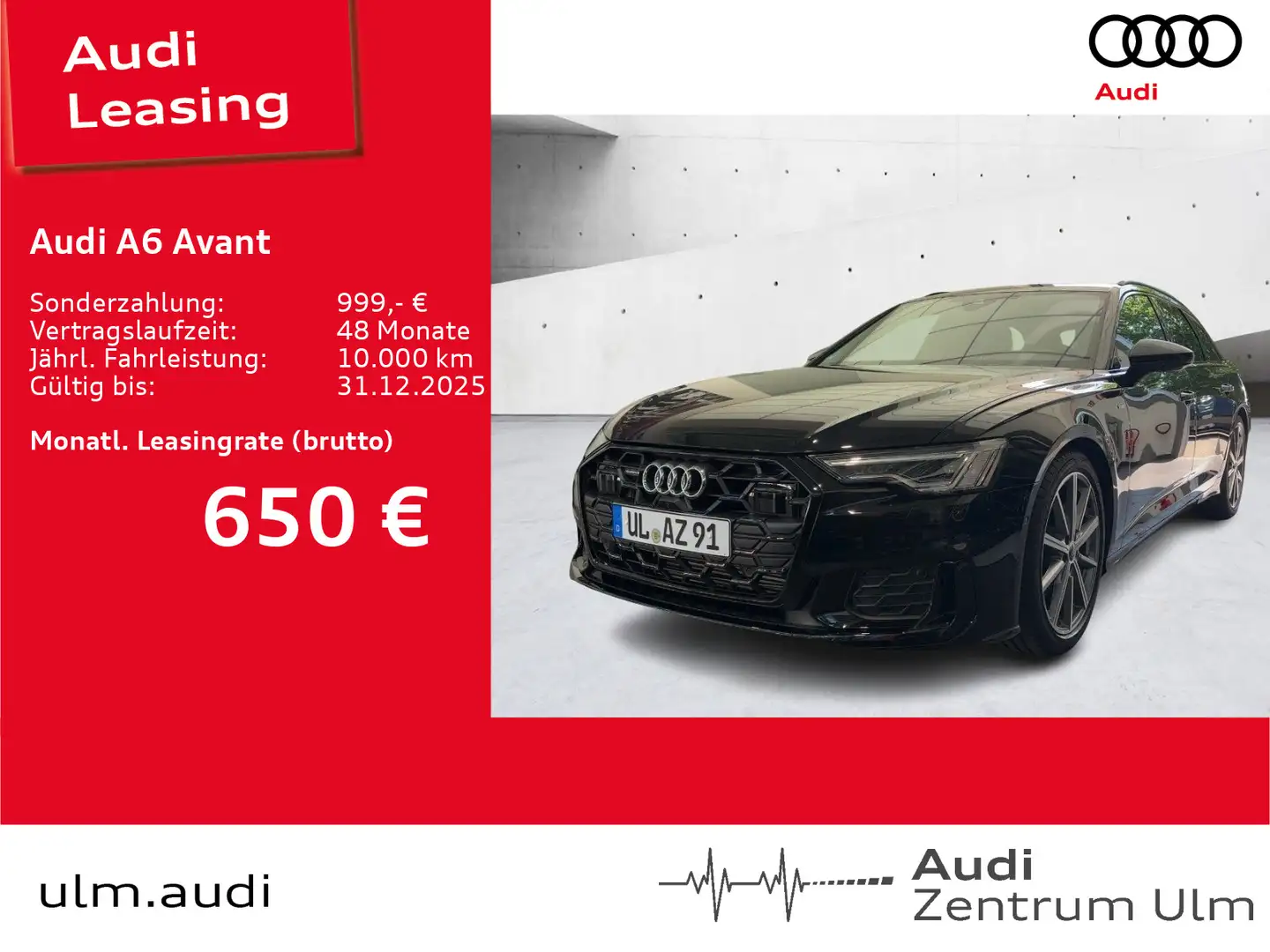 Audi A6 S-Line Black 45 TFSI qu AHK HuD MATRIX Schwarz - 1