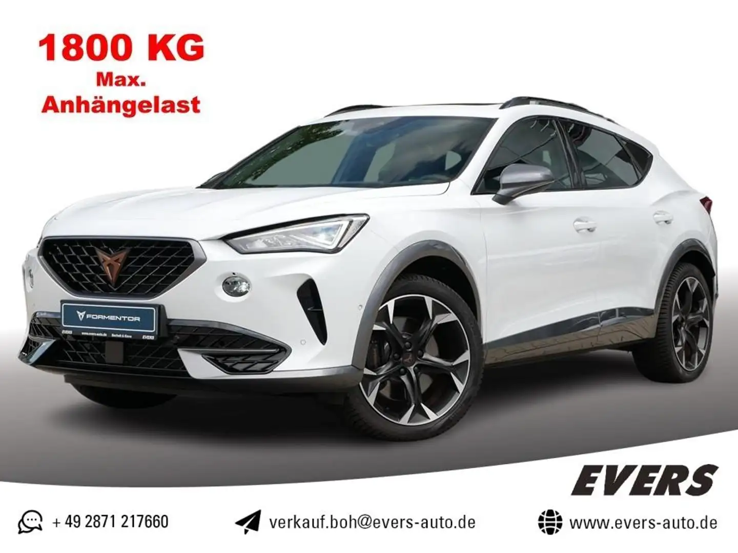CUPRA Formentor VZ 2.0 TSI DSG 4DRIVE LEDER+AHK+PANO Weiß - 1