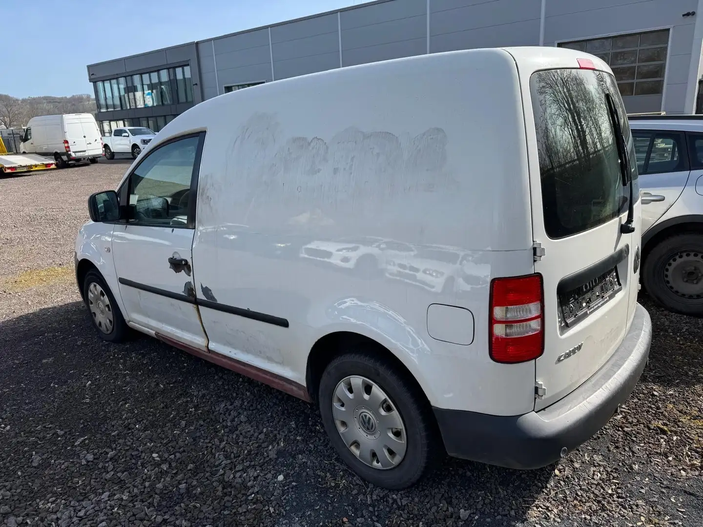 Volkswagen Caddy 1.6 TDI EcoProfi 2012 Eu5 1. Hand Motorschaden Weiß - 2